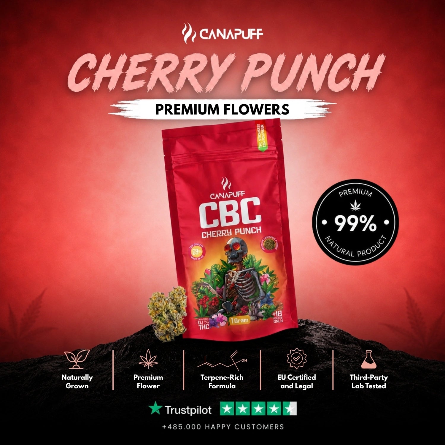 CBC Blüten Cherry Punch 69 %