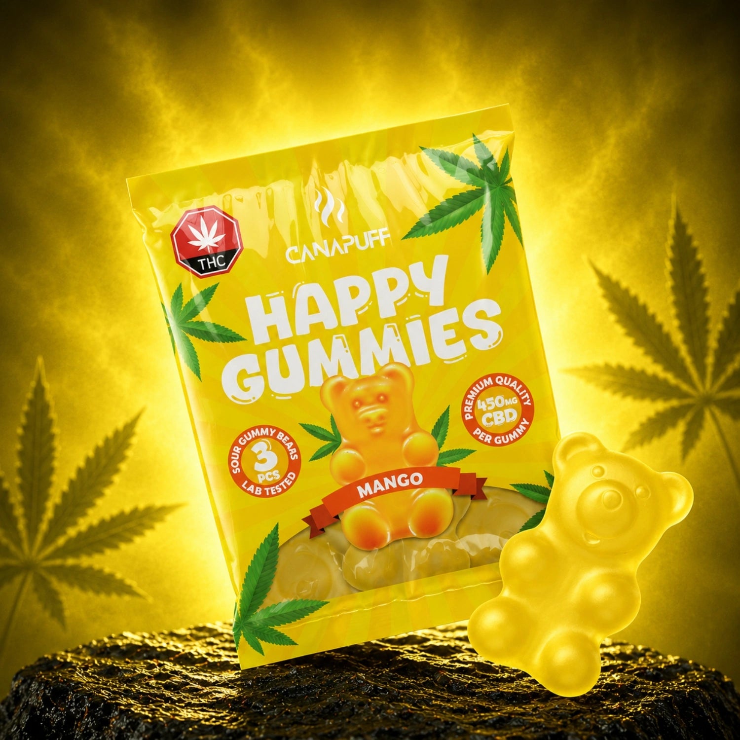 CBD Gummibärchen Mango