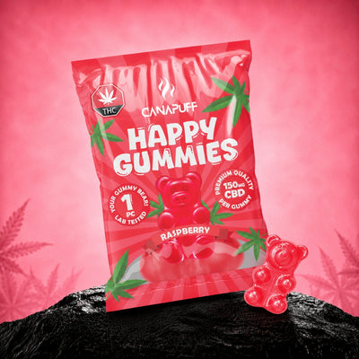 CBD Gummies Hindbær