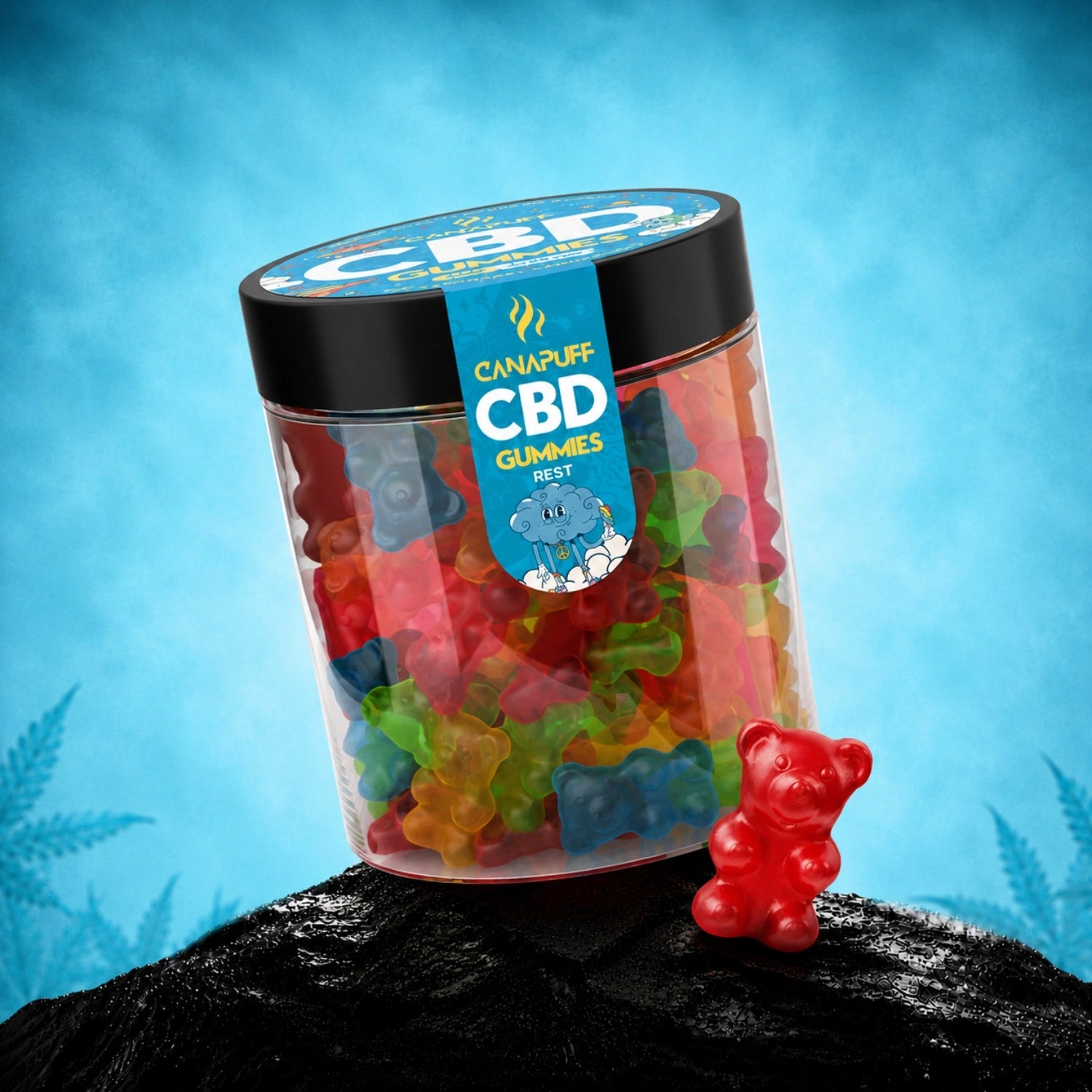 CBD Gummibärchen Rest