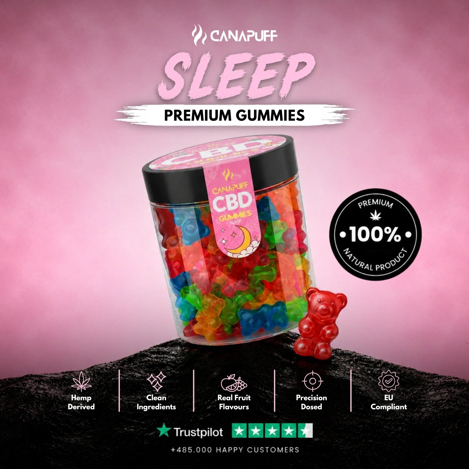 CBD Gummibärchen Schlaf