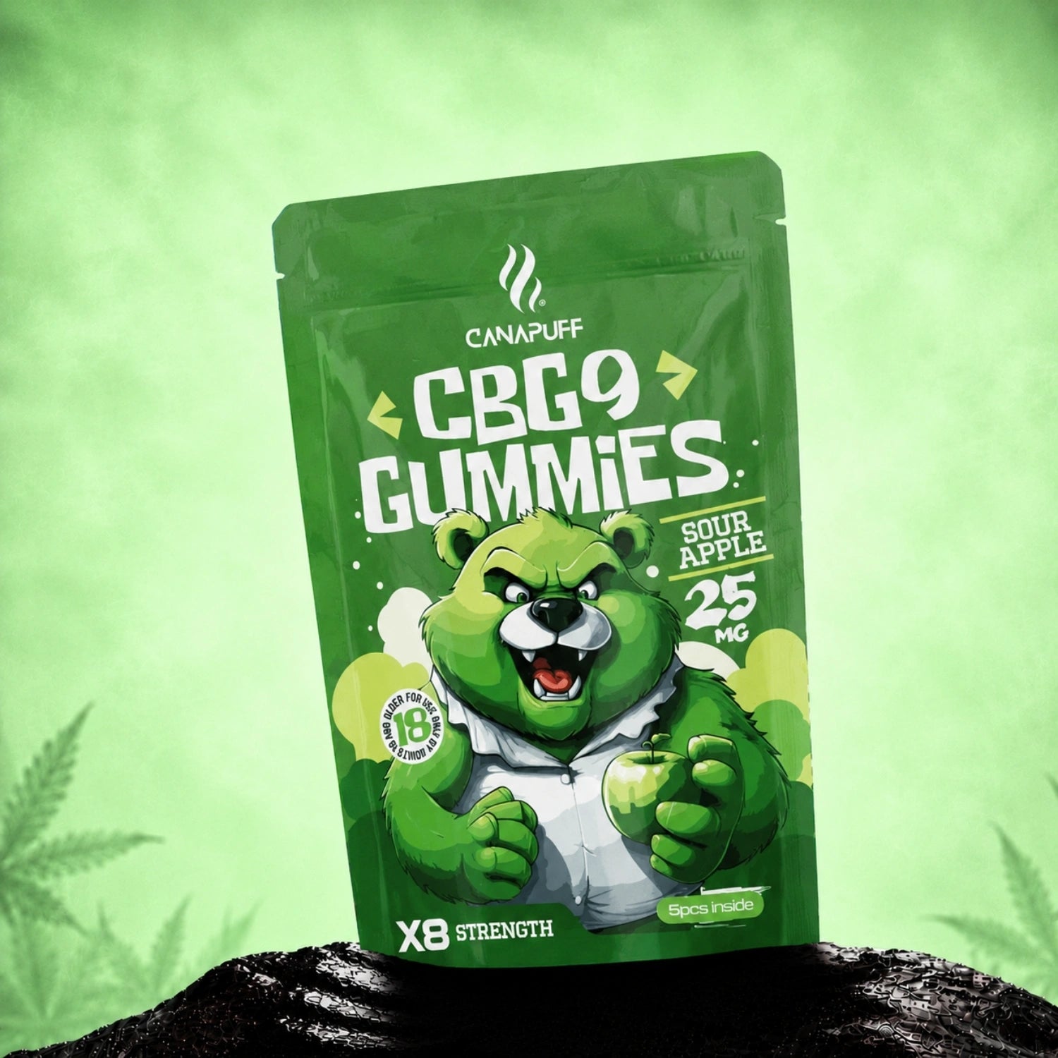 CBG9 Gummibärchen Saurer Apfel