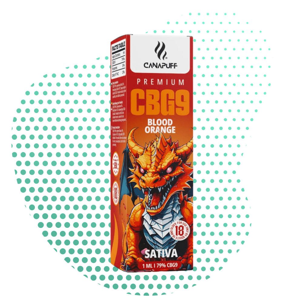 Blood Orange 79% CBG9 - Canapuff - Einmalige Verwendung - 1ml Canapuff