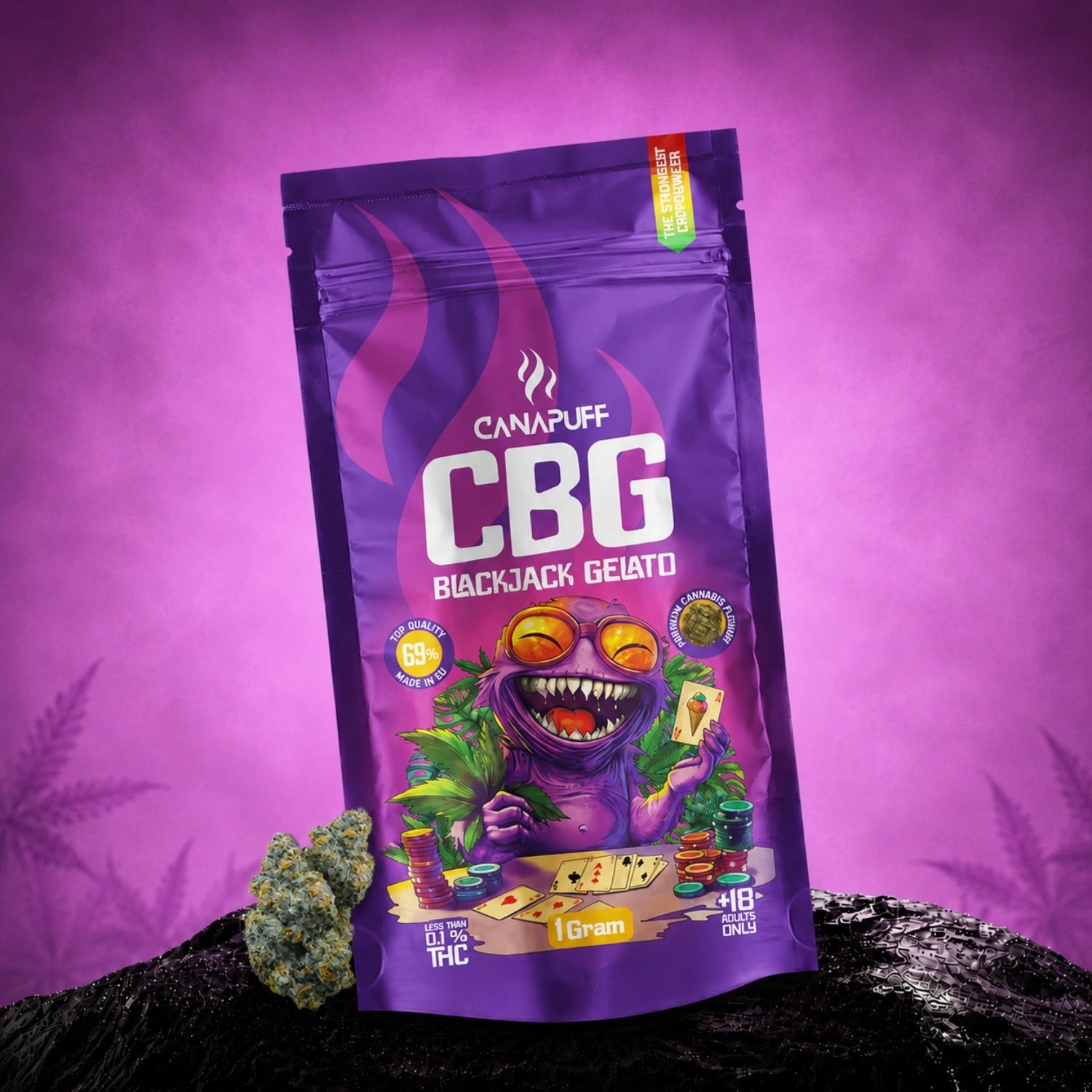CBG Blüten Blackjack Gelato 69%