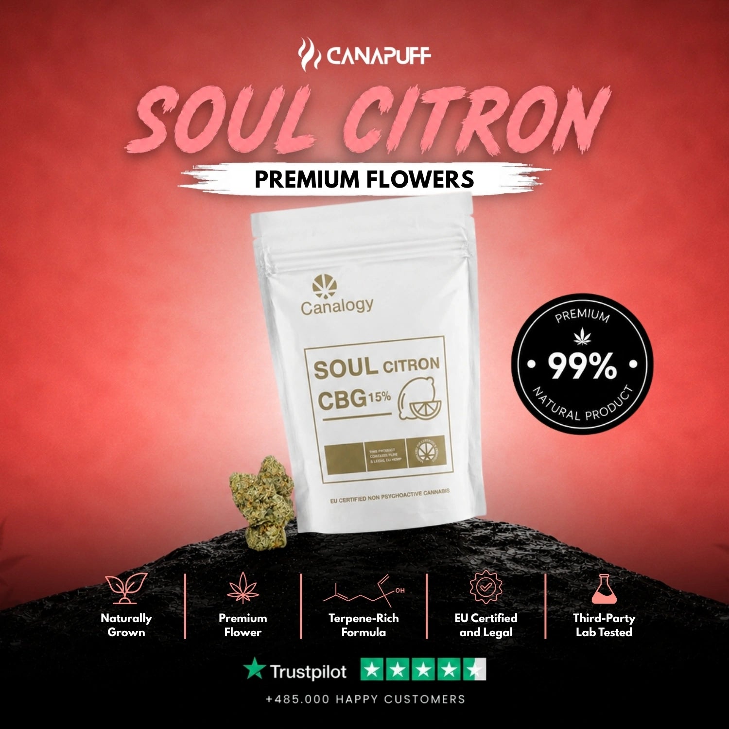 CBG Blüten Citron Soul 15 %