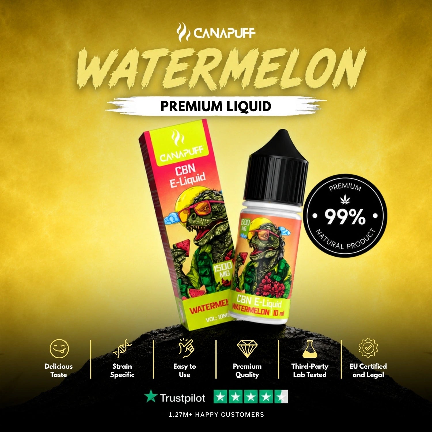 CBN Liquid Wassermelone 1.500mg