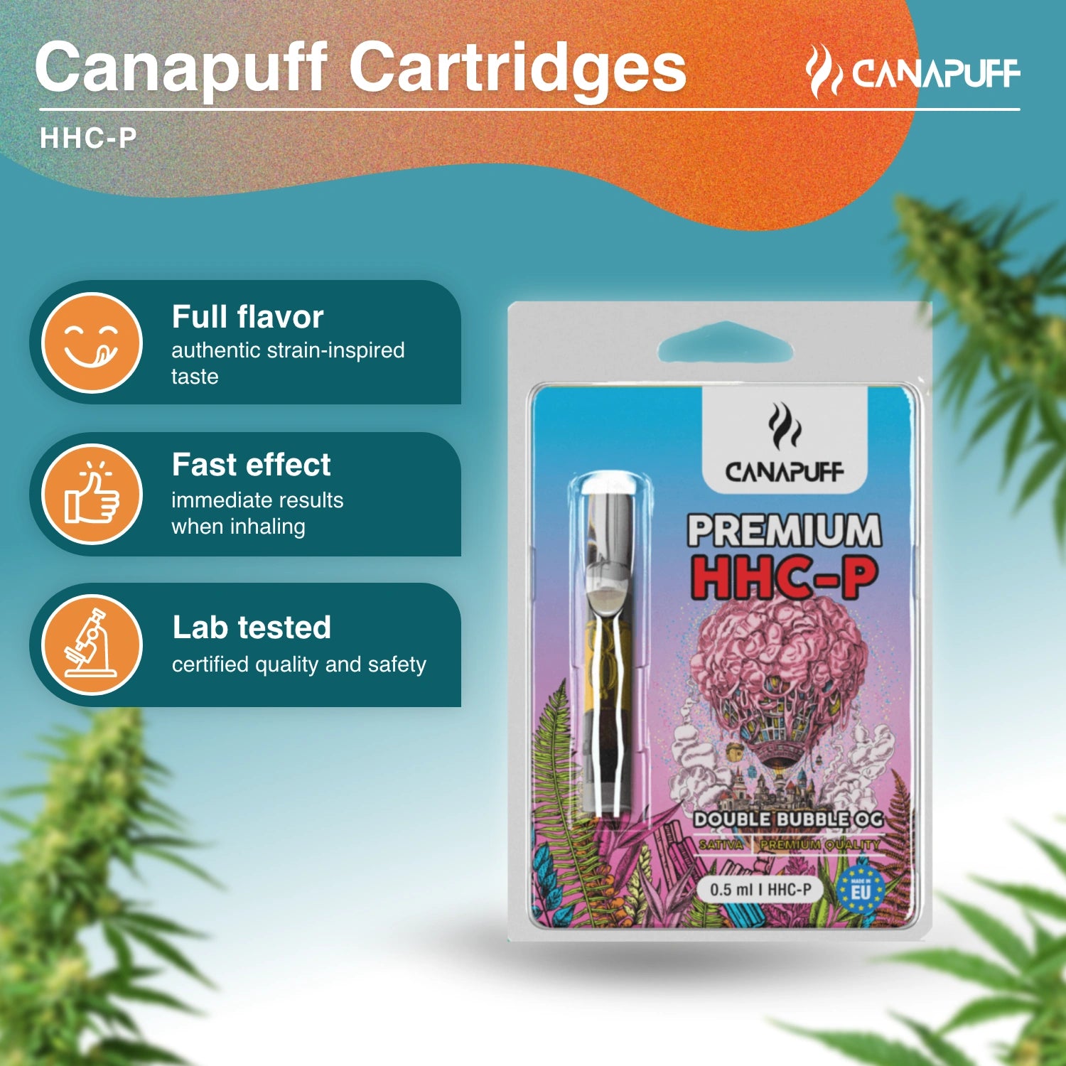 DOUBLE BUBBLE OG - HHC-P 96% - Kartusche - Canapuff