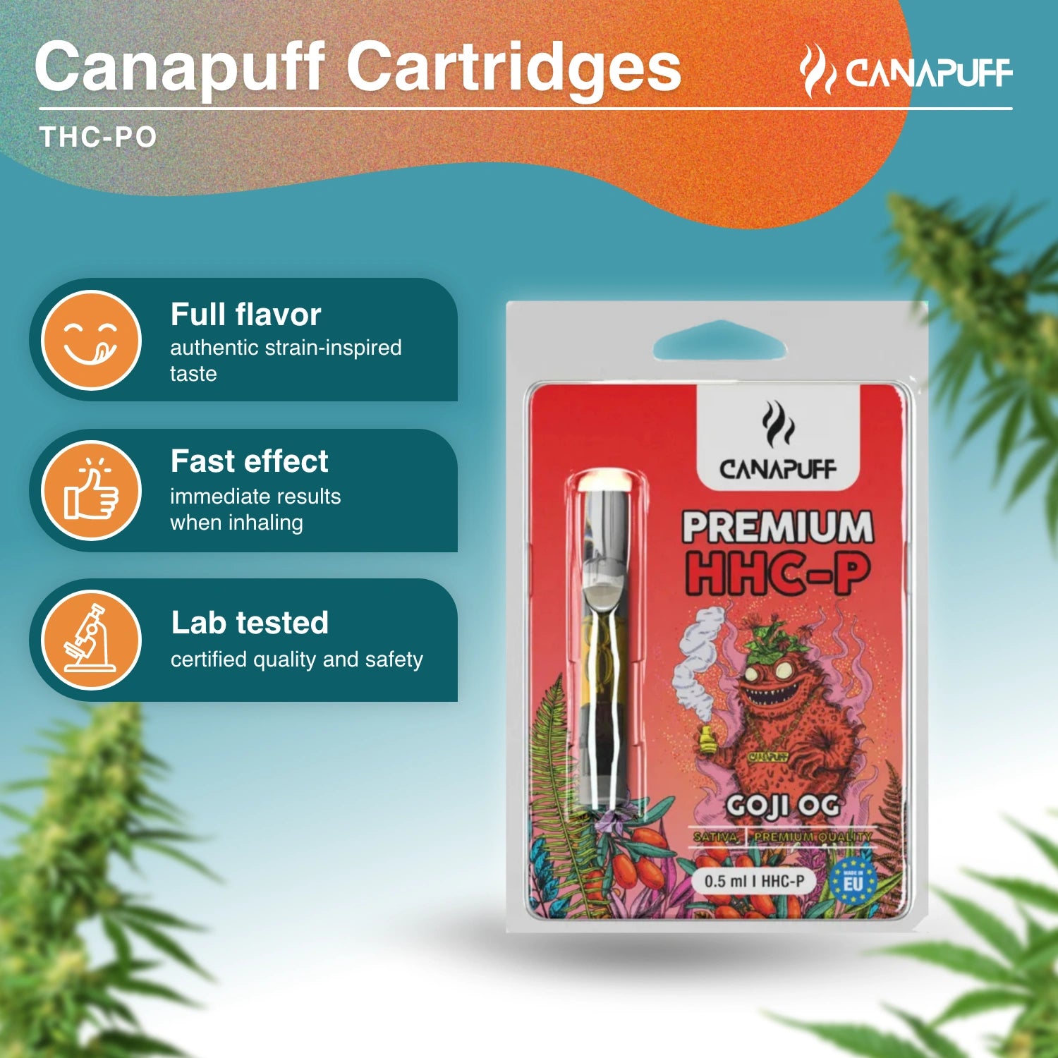 GOJI OG - HHC-P 96% - Kartusche - CanaPuff