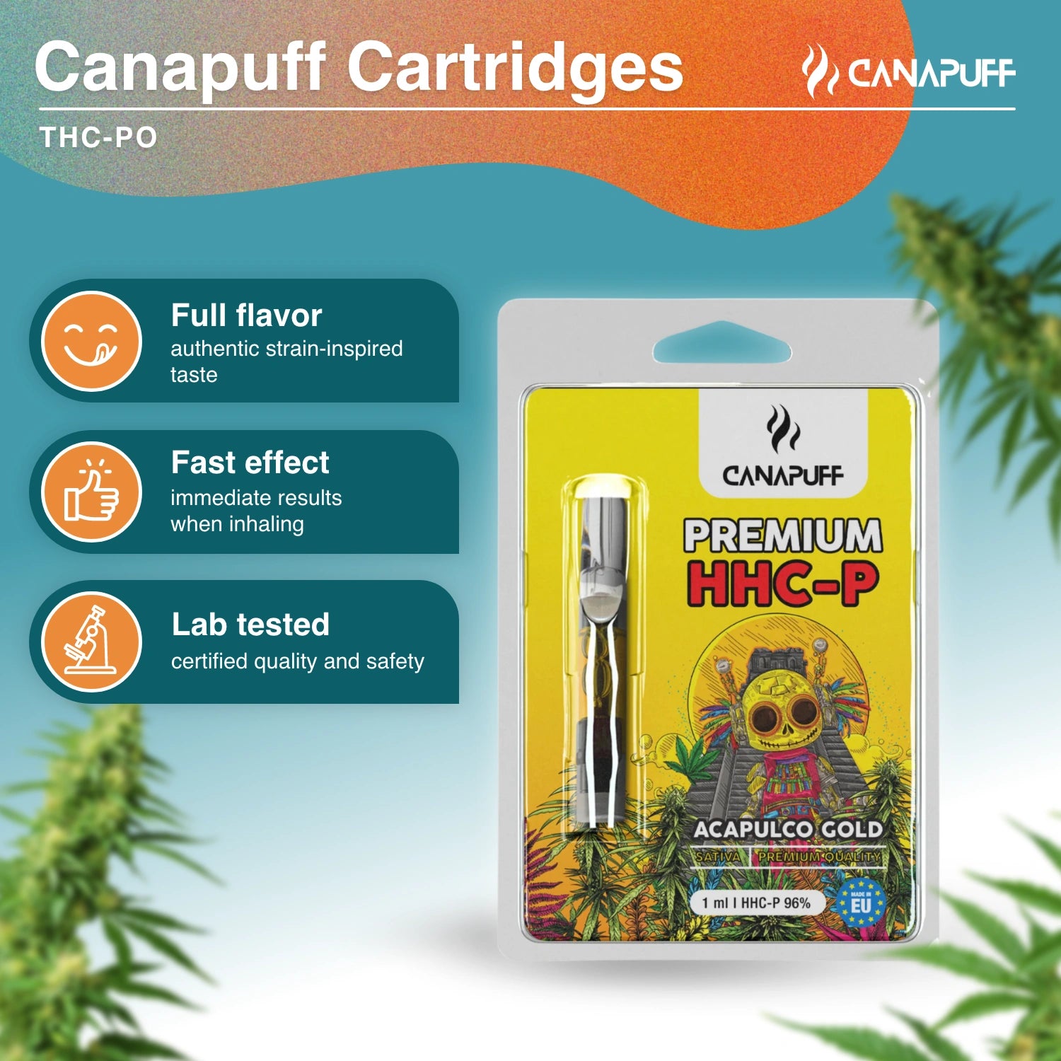 ACAPULCO GOLD - HHC-P 79% - Kartusche - CanaPuff