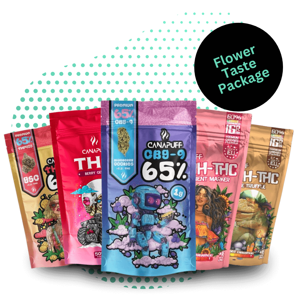 Canapuff Blüte Geschmack Verpackung