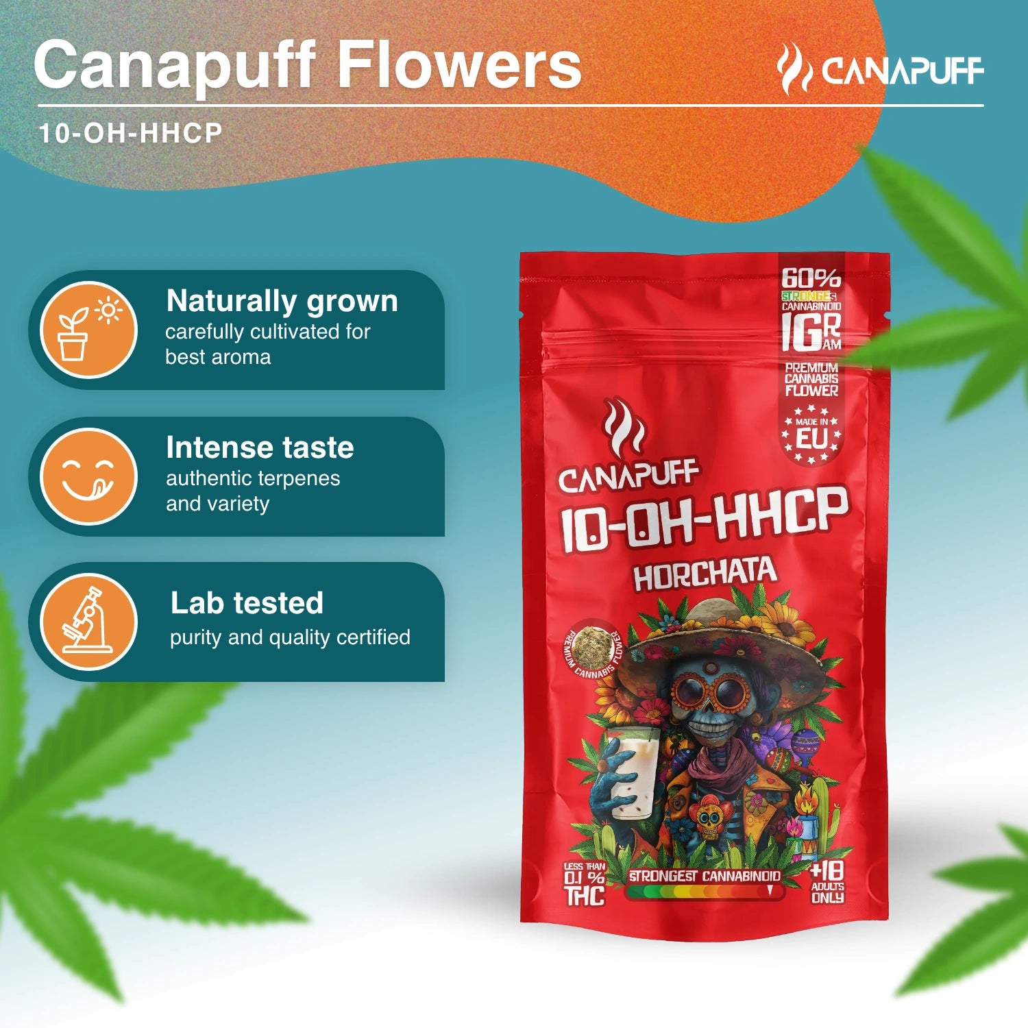 Horchata 60% - 10-OH-HHCP Blüten - Canapuff