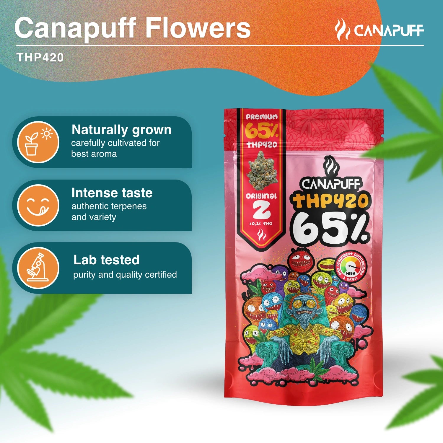 Original Z 65% - THP420 Flowers - Canapuff