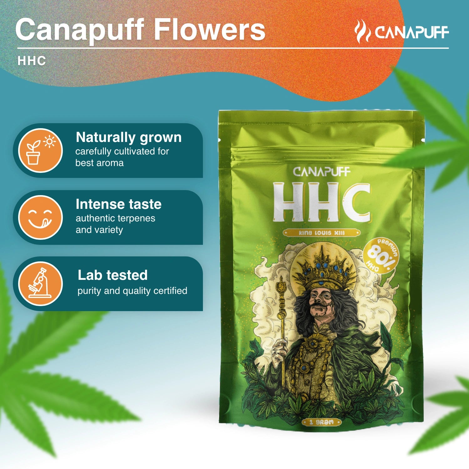 King Louis XIII 80% - HHC Blüten - CanaPuff