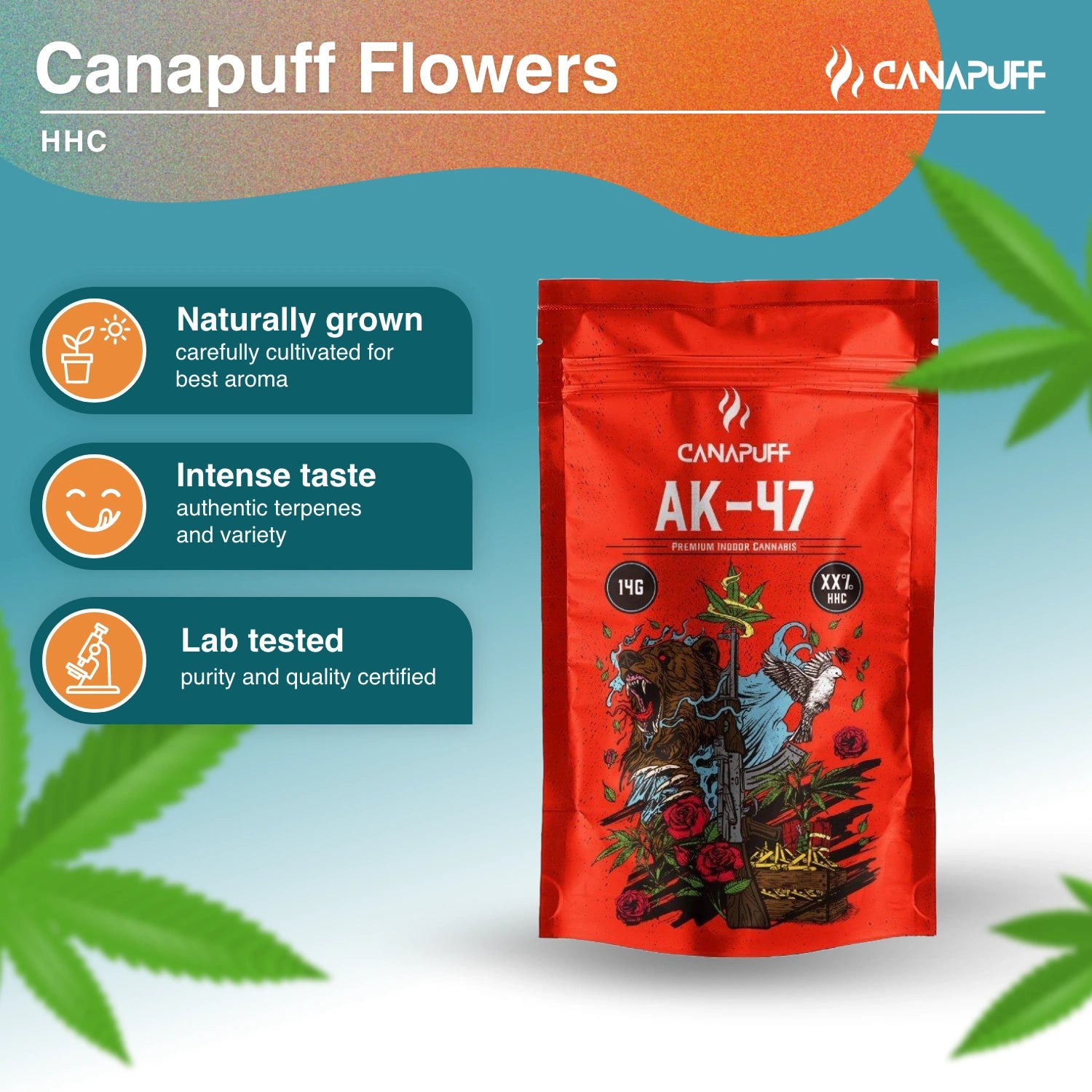 AK 47 20% - HHC Blüten - CanaPuff