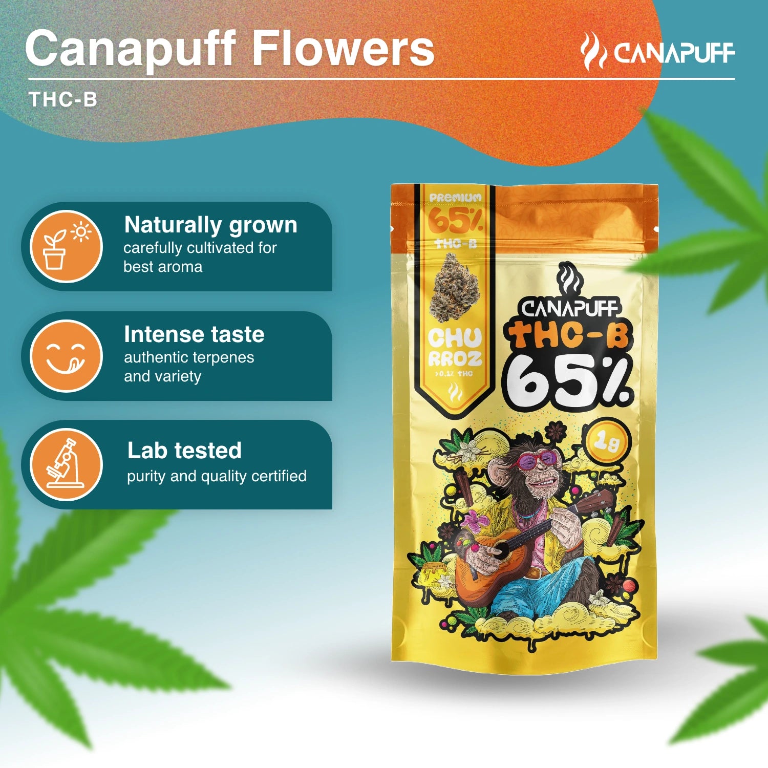Churroz 65% - THC-B Blüten - Canapuff