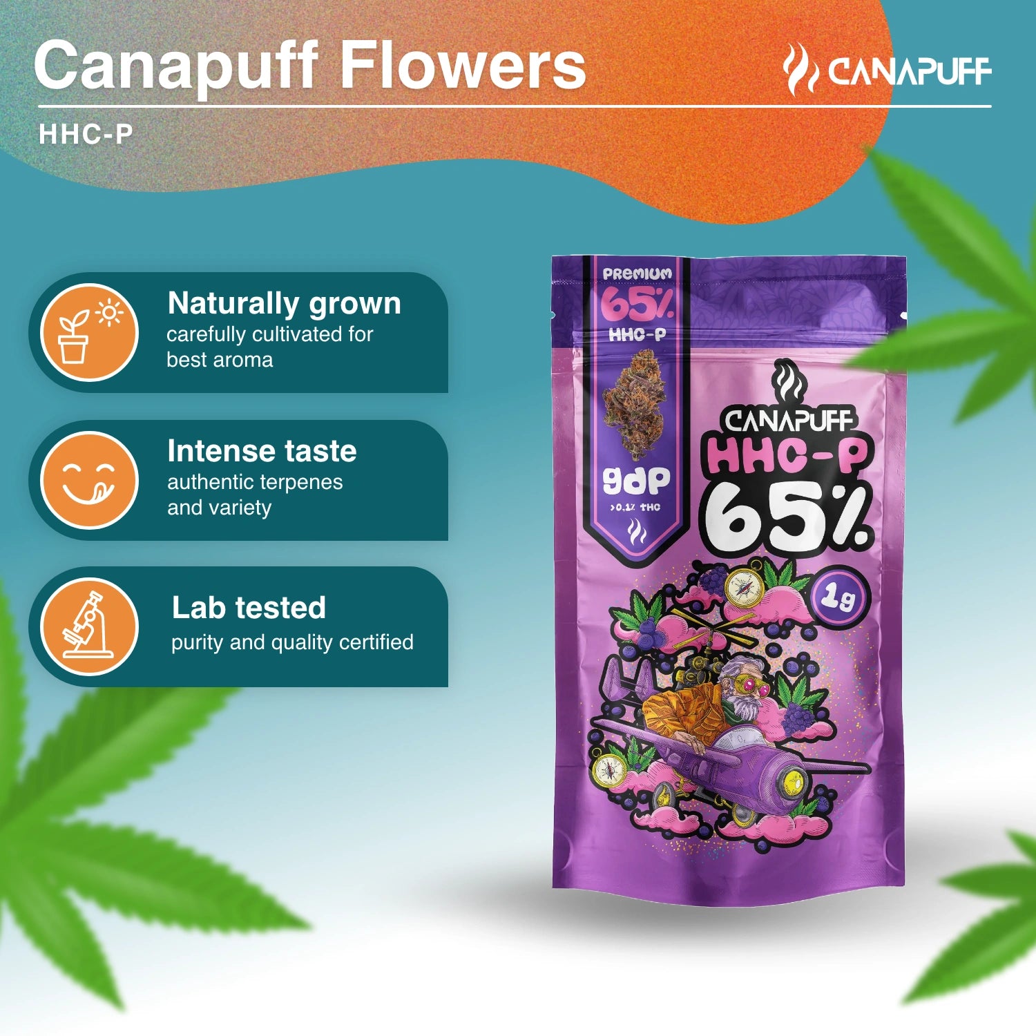 GDP 65% - 10-OH-HHC Blüten - Canapuff