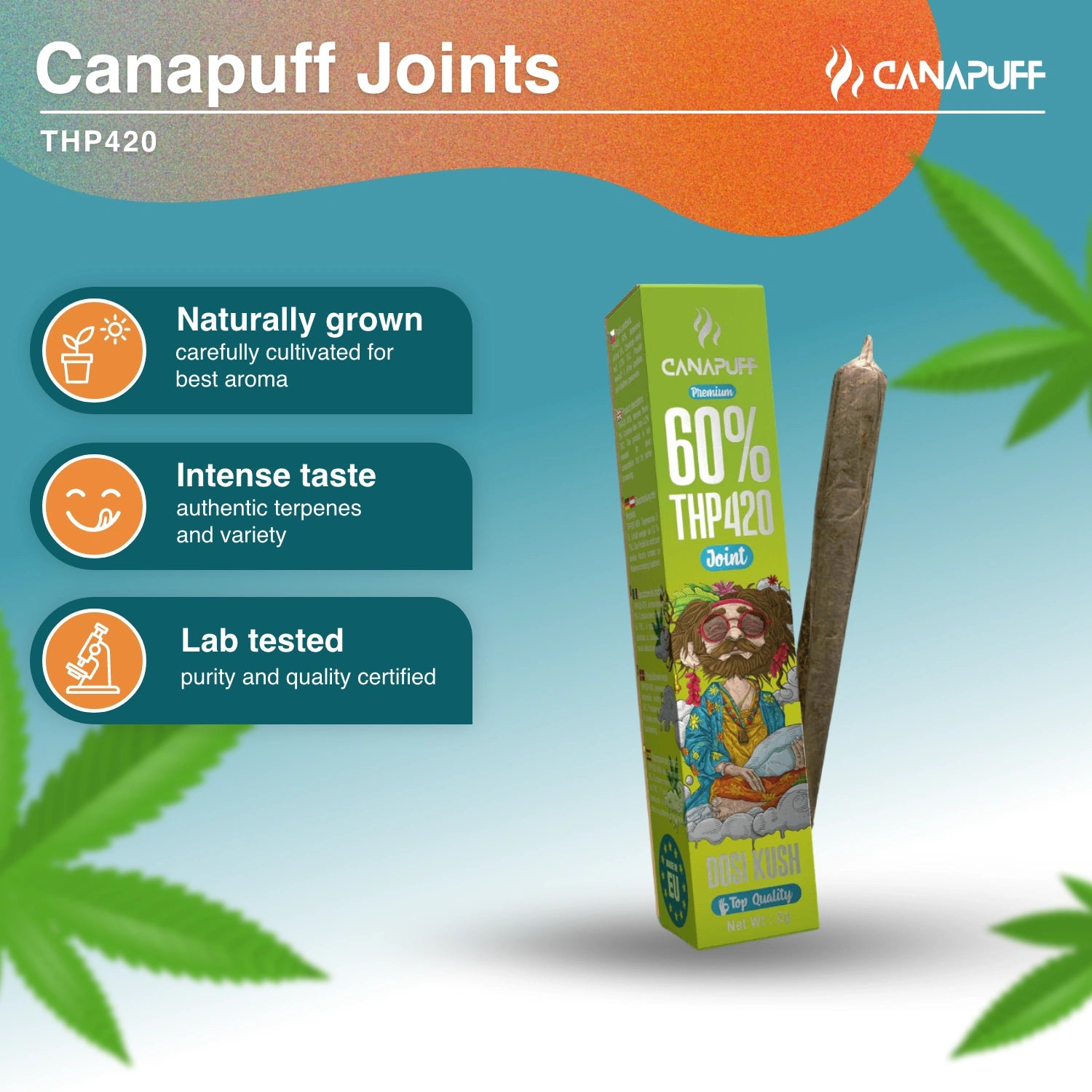 THP420 Joint 60% Dosi Kush 2g - Canapuff