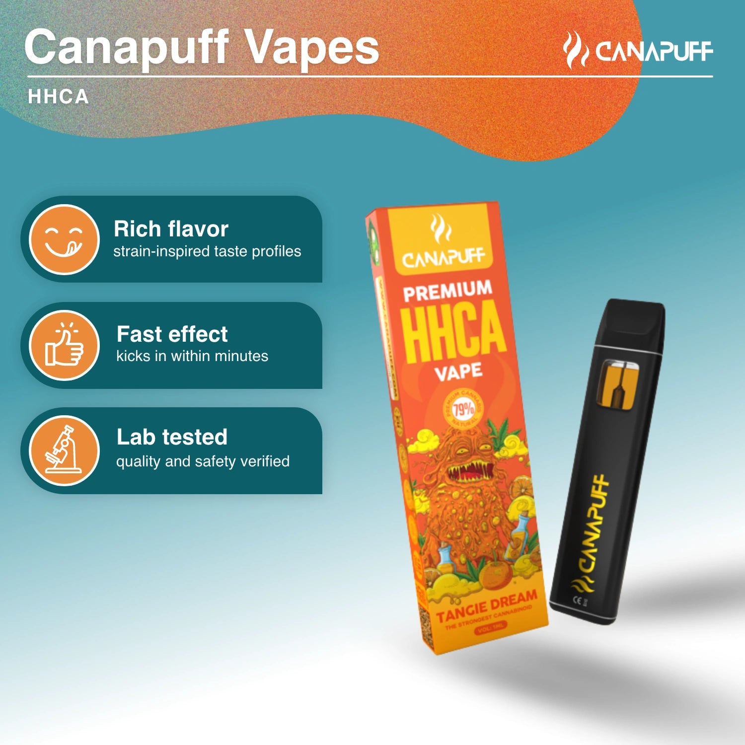 Tangie Dream 79% HHC-A - Vape - 1ml - CanaPuff