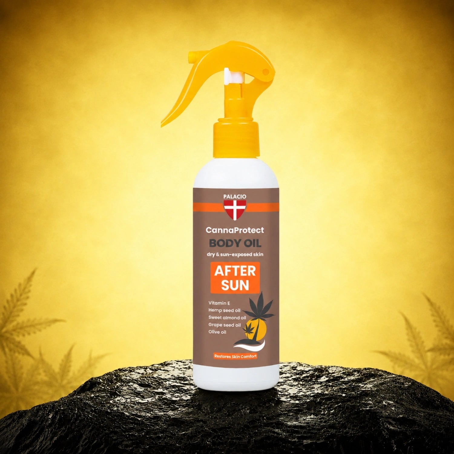 CannaProtect After Sun Körperöl mit Hanf 150ml Palacio