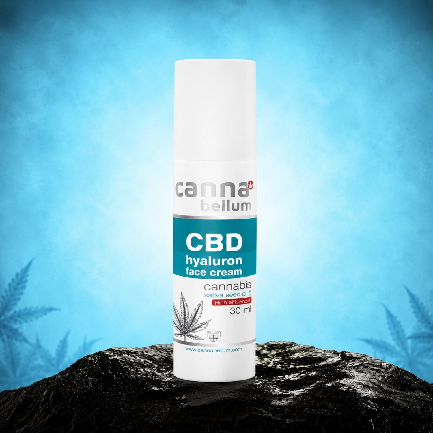 Palacio Cannabellum CBD Gesichtscreme mit Hyaluronsäure 30ml