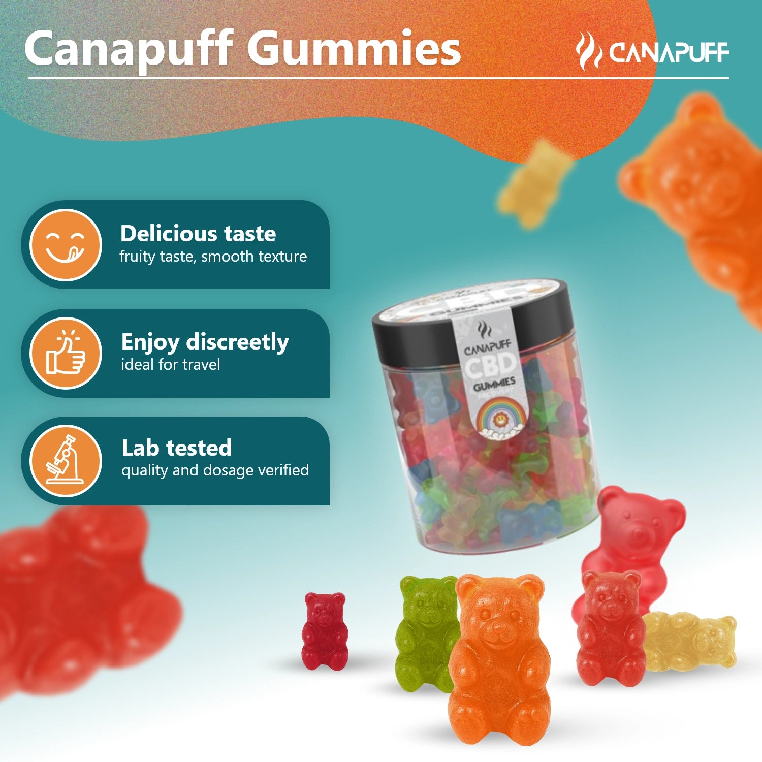 Canapuff - CBD Gummibärchen - Recovery