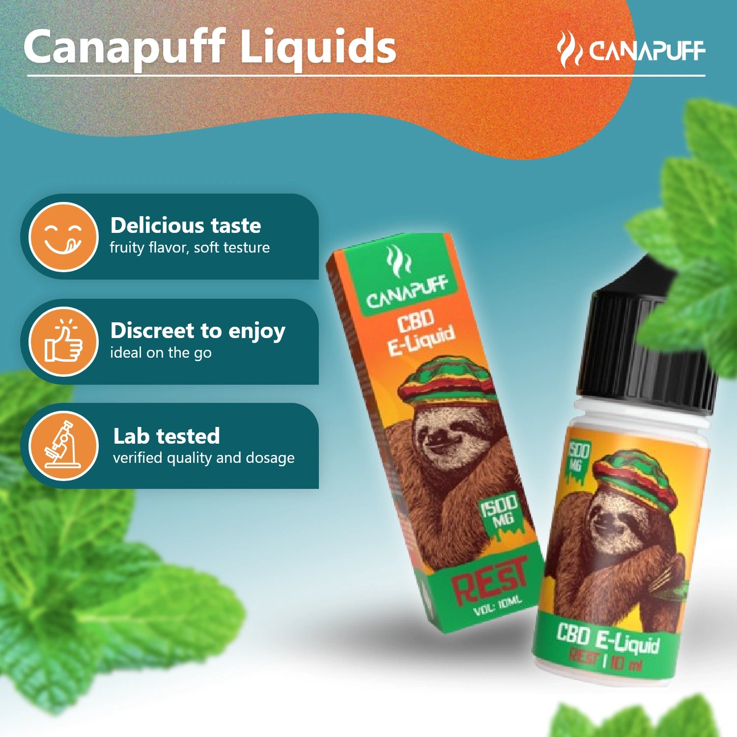 CBD Liquid 1.500mg - Rest