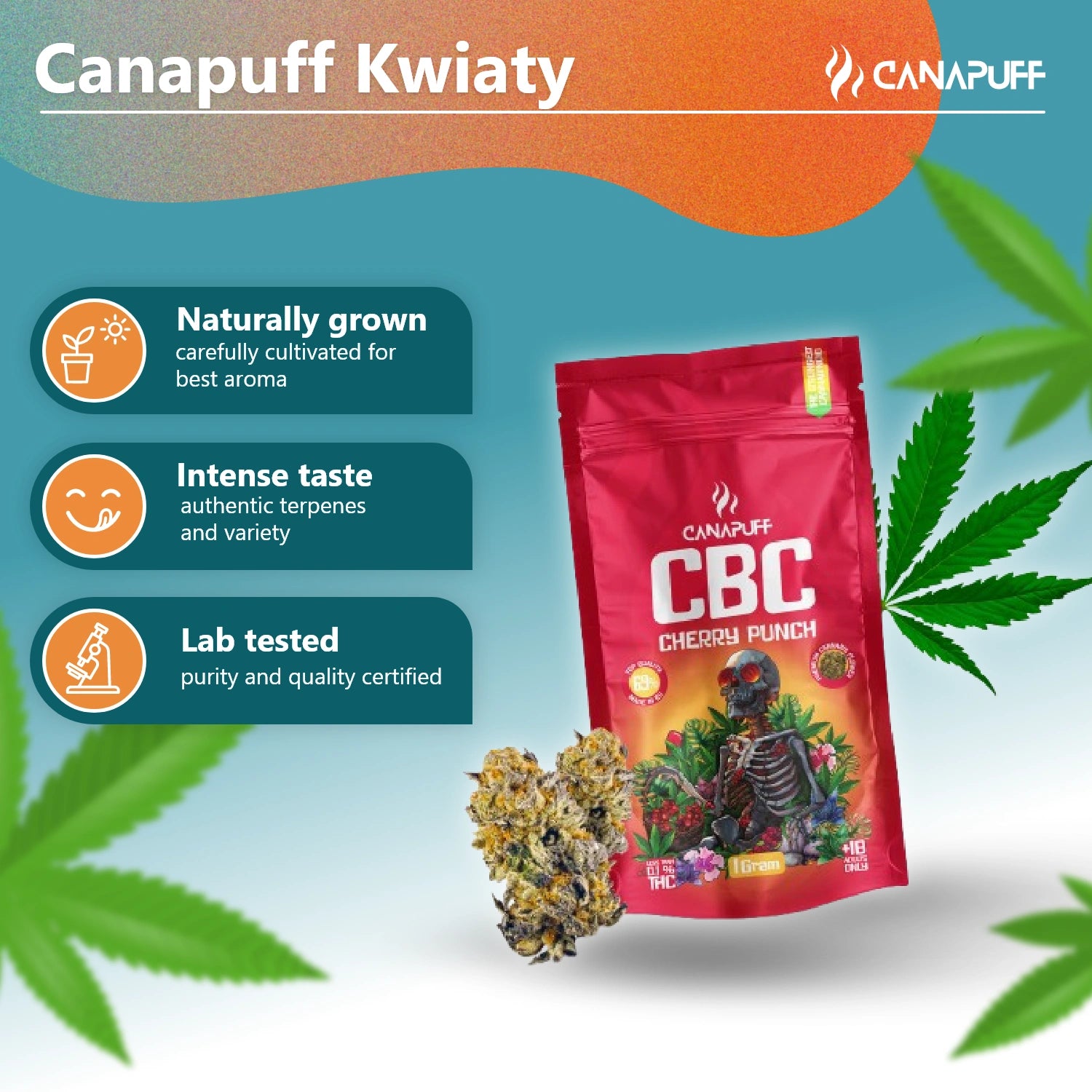 Canapuff - Cherry Punch 69% - CBC Blüten