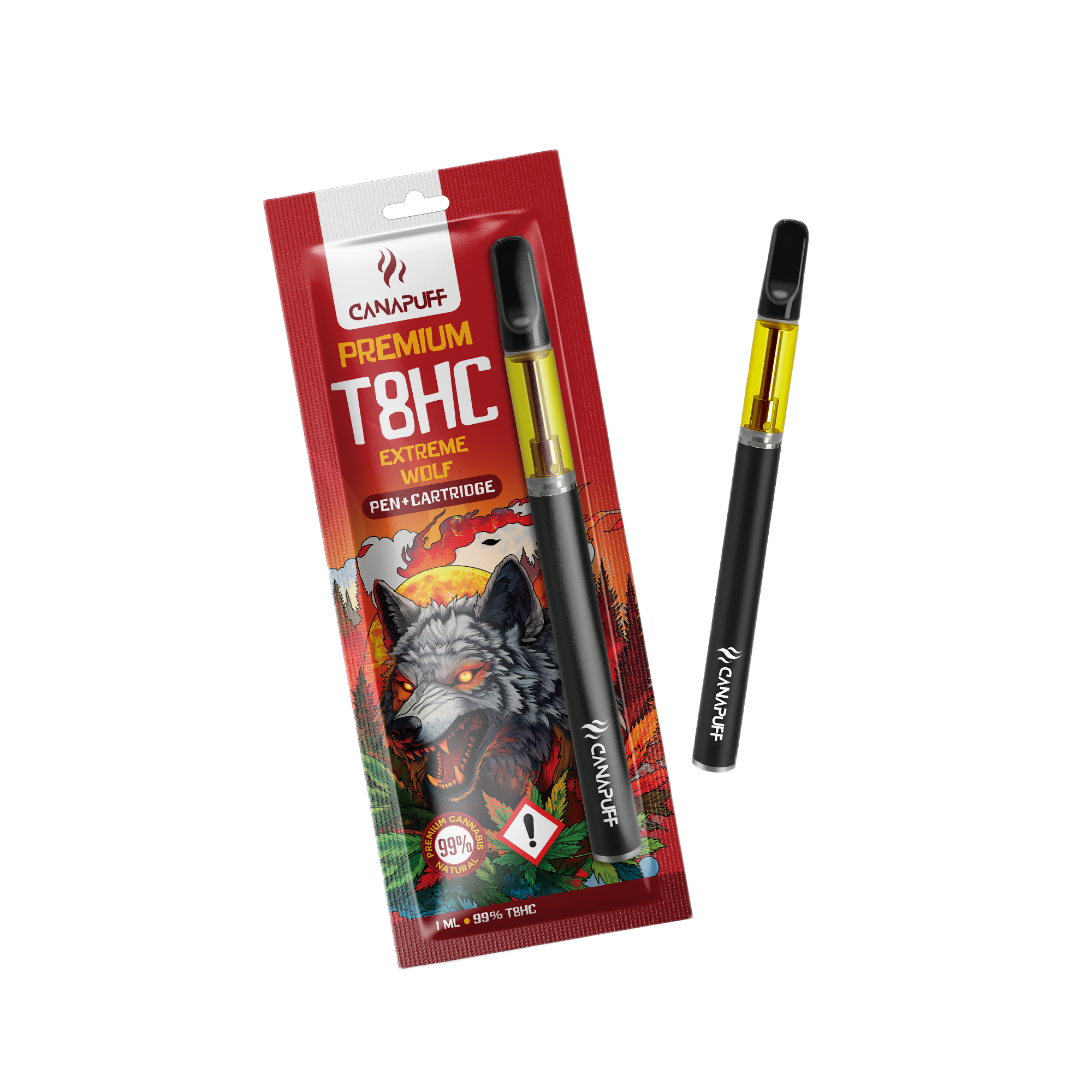 T8HC Pen+Cartridge Extreme Wolf 99%