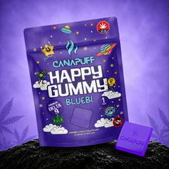 Canapuff Happy Gummy Bluebi, gummie au Delta-9 THC, 1 pièce