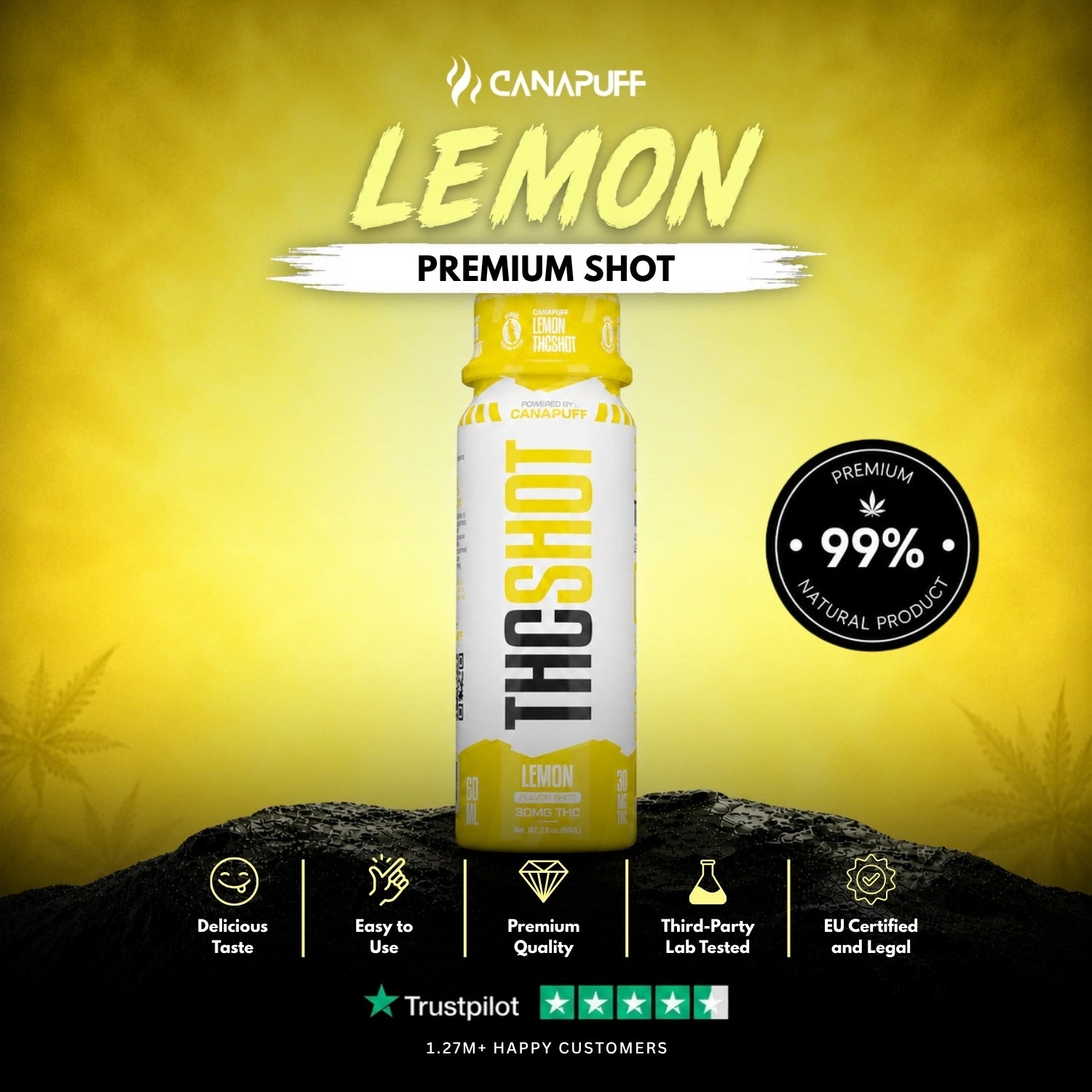 THC Shot Zitrone 60 ml