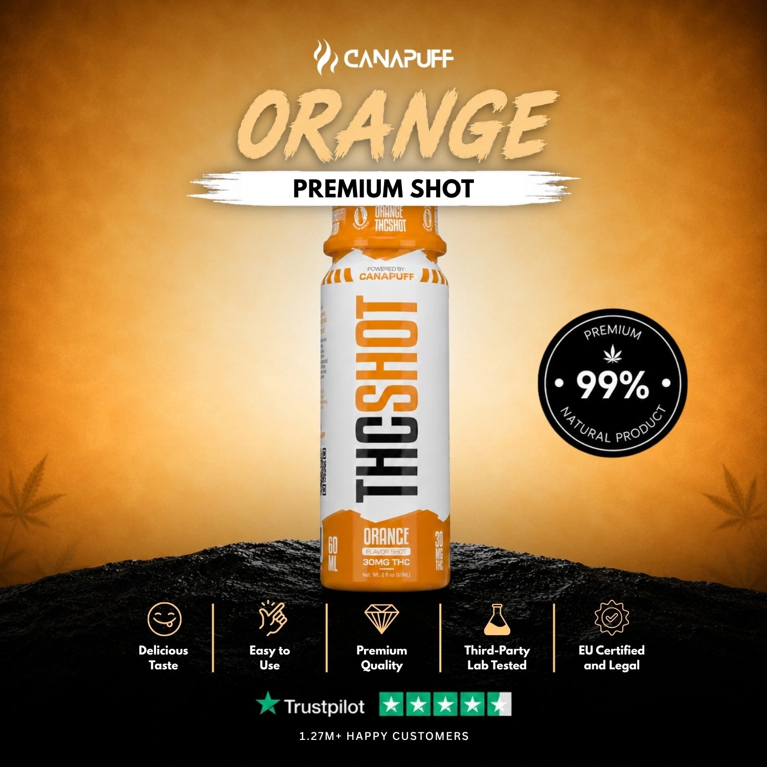 THC SHOT Orange 60ml