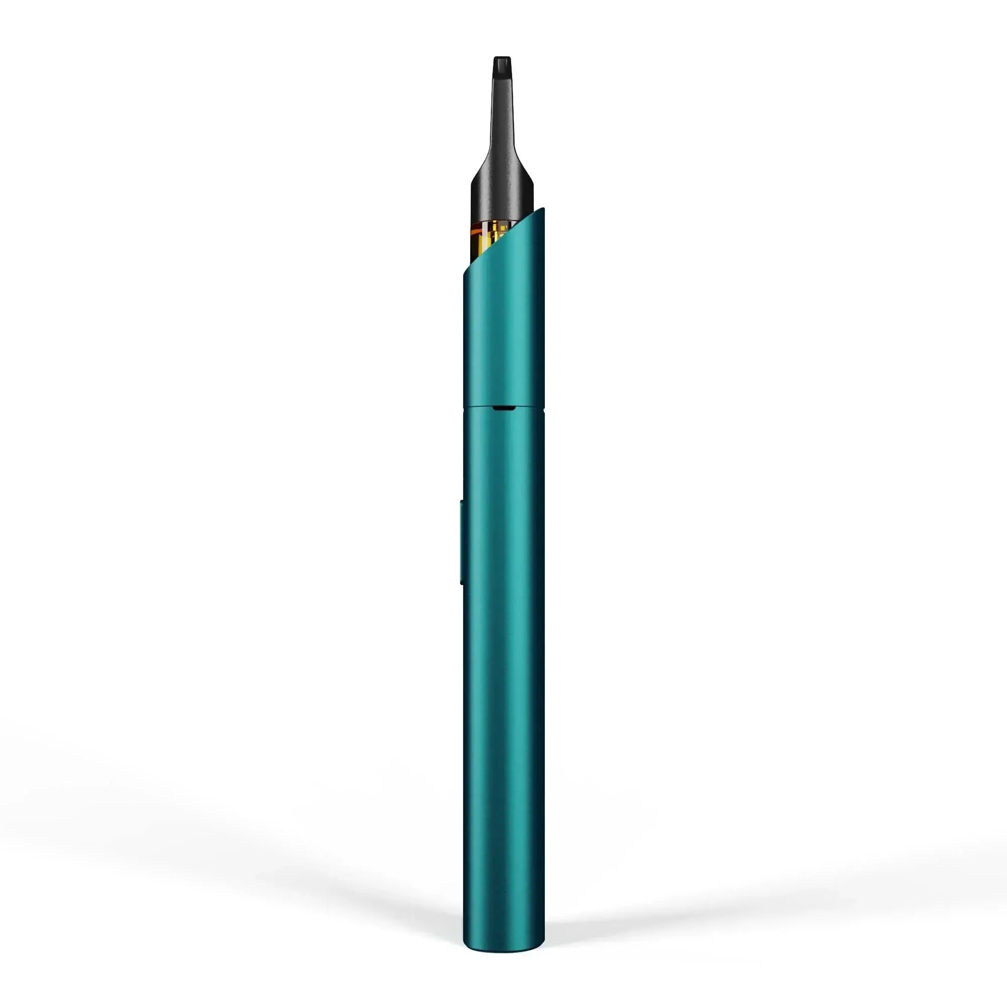Türkisfarbener Vaporizer Pen mit offenem Mundstück