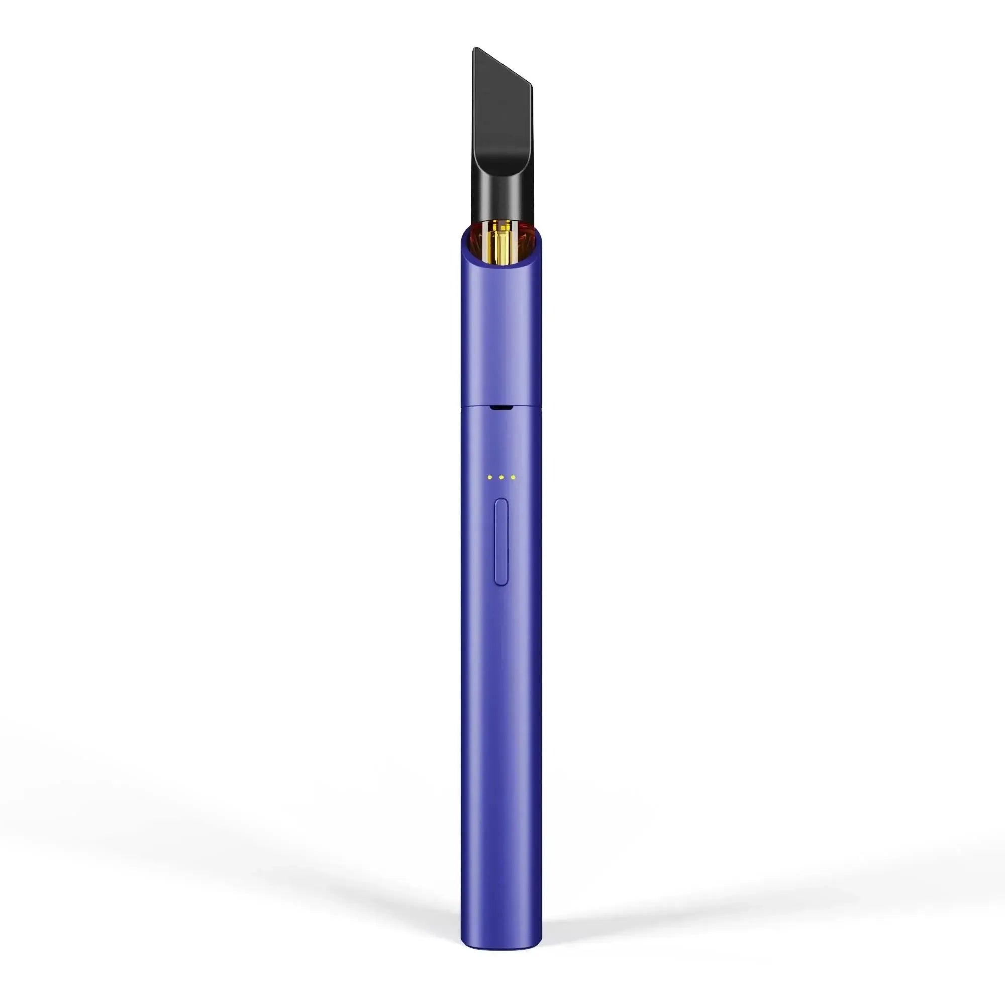 Lila Vaporizer Pen mit schwarzem MundstĂŒck