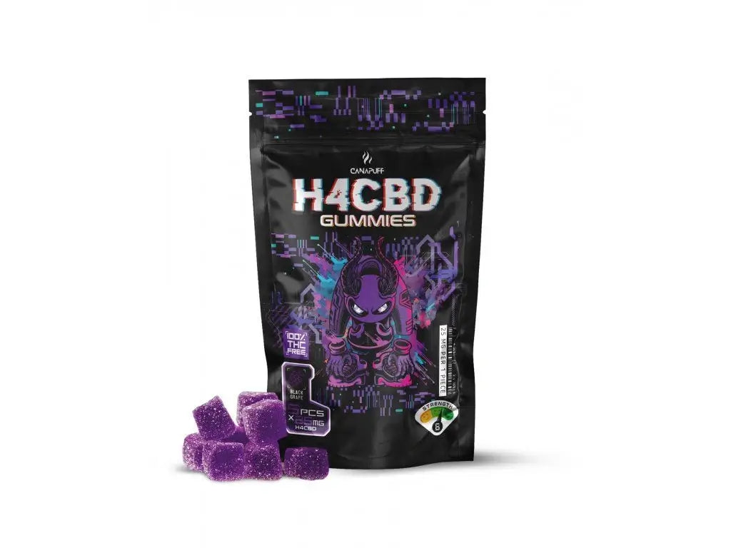H4CBD Gummies Black Grape