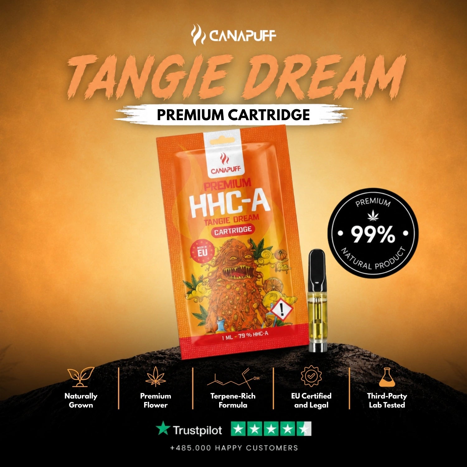 HHC-A Kartusche Tangie Dream 79%