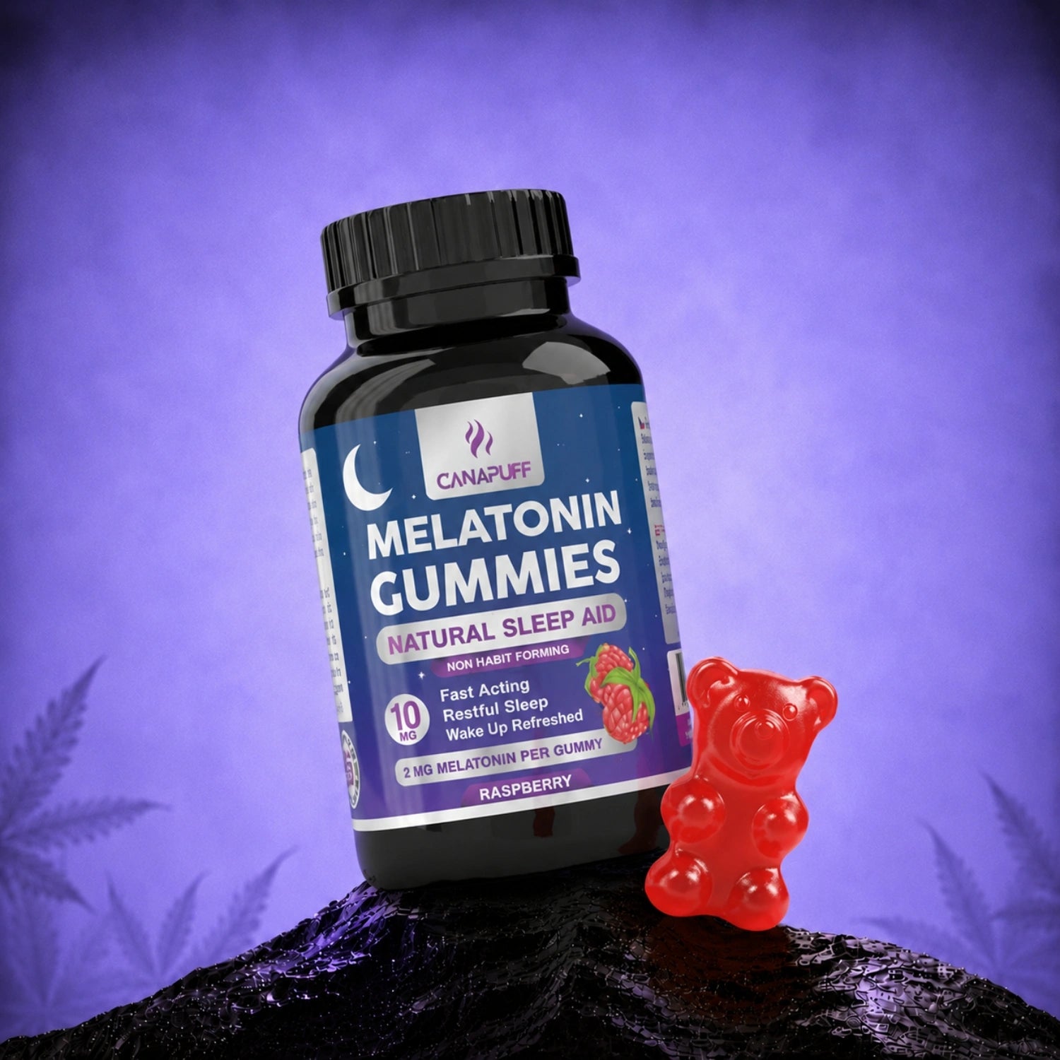 Melatonin Gummibärchen Himbeere