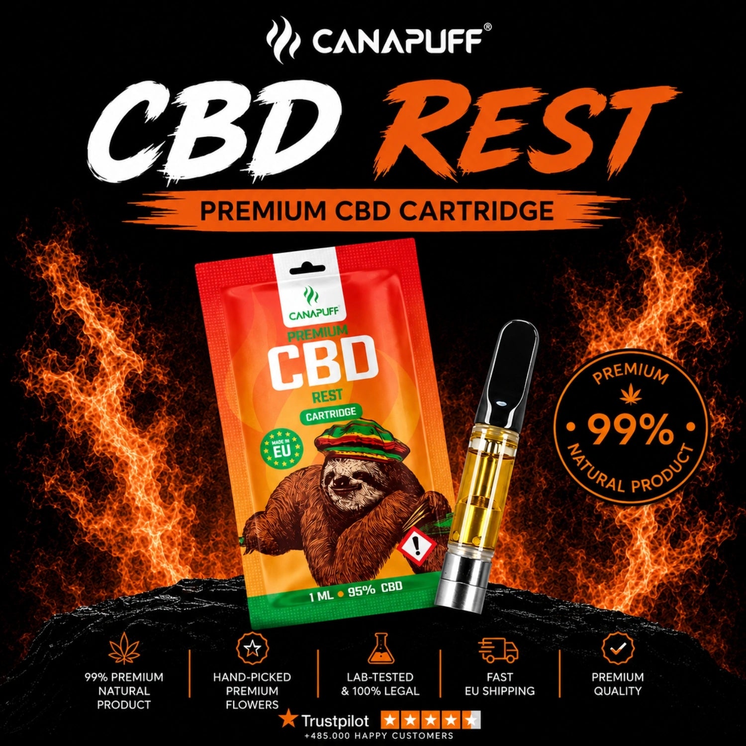 CBD Kartusche Noch 95%