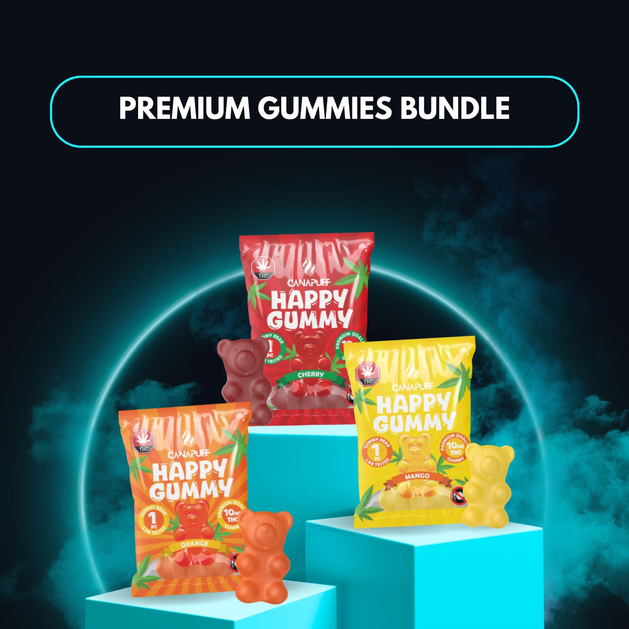 Premium Gummibärchen Bundle (3x5 Stk.)