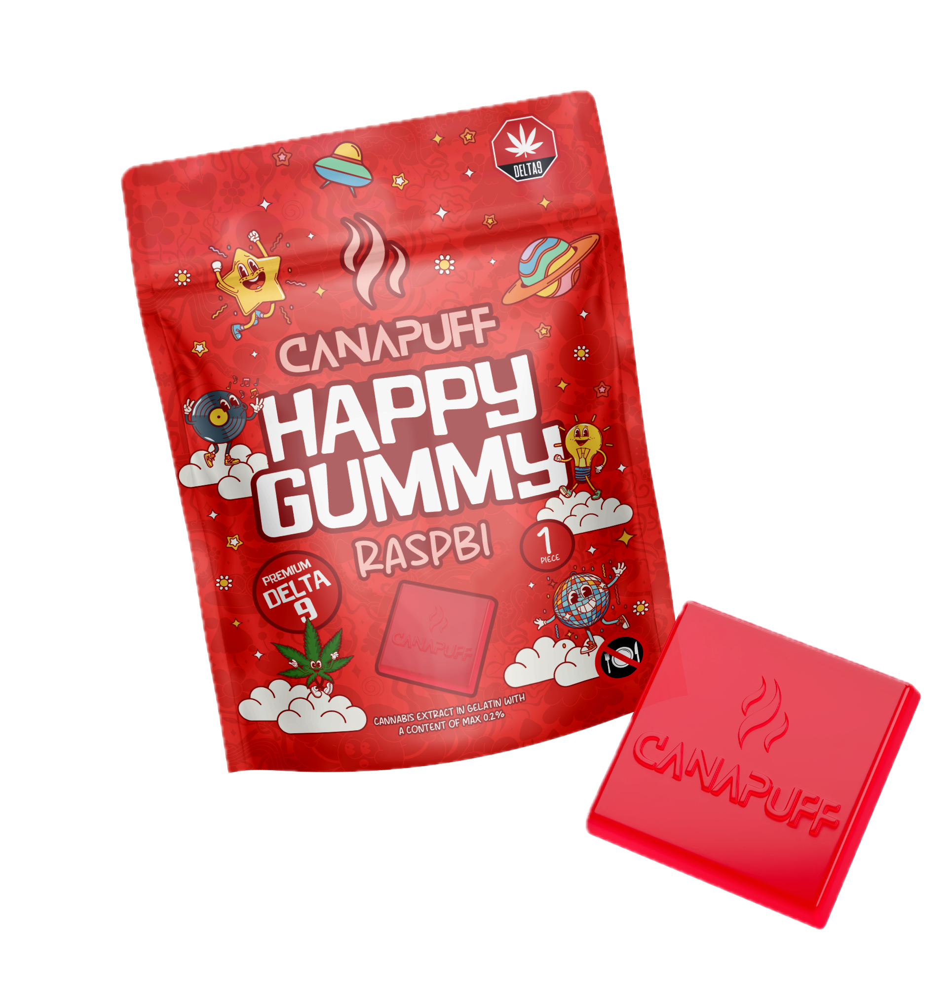 Delta 9 Gummy Raspbi