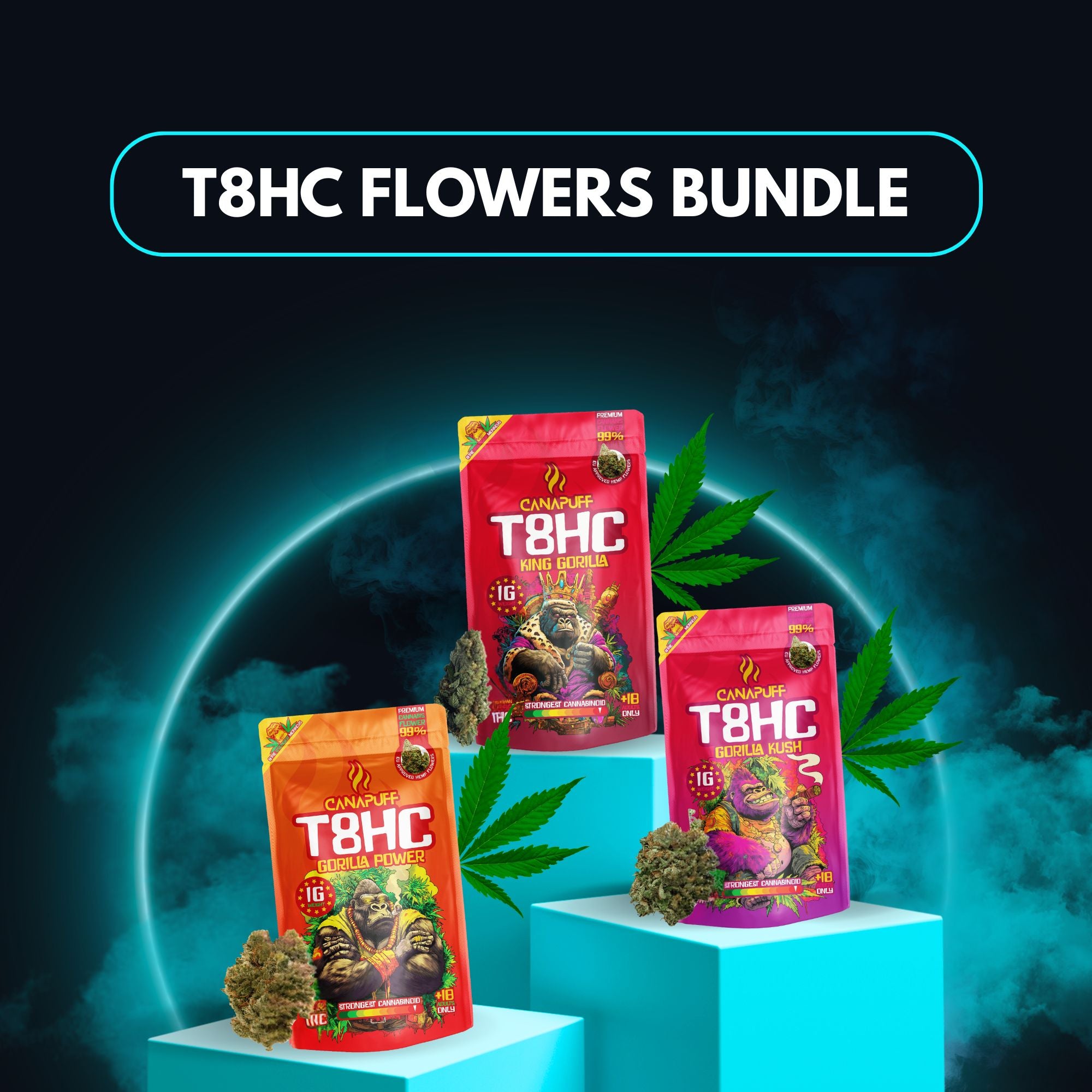 T8HC Blüten Bundle (3x1g)