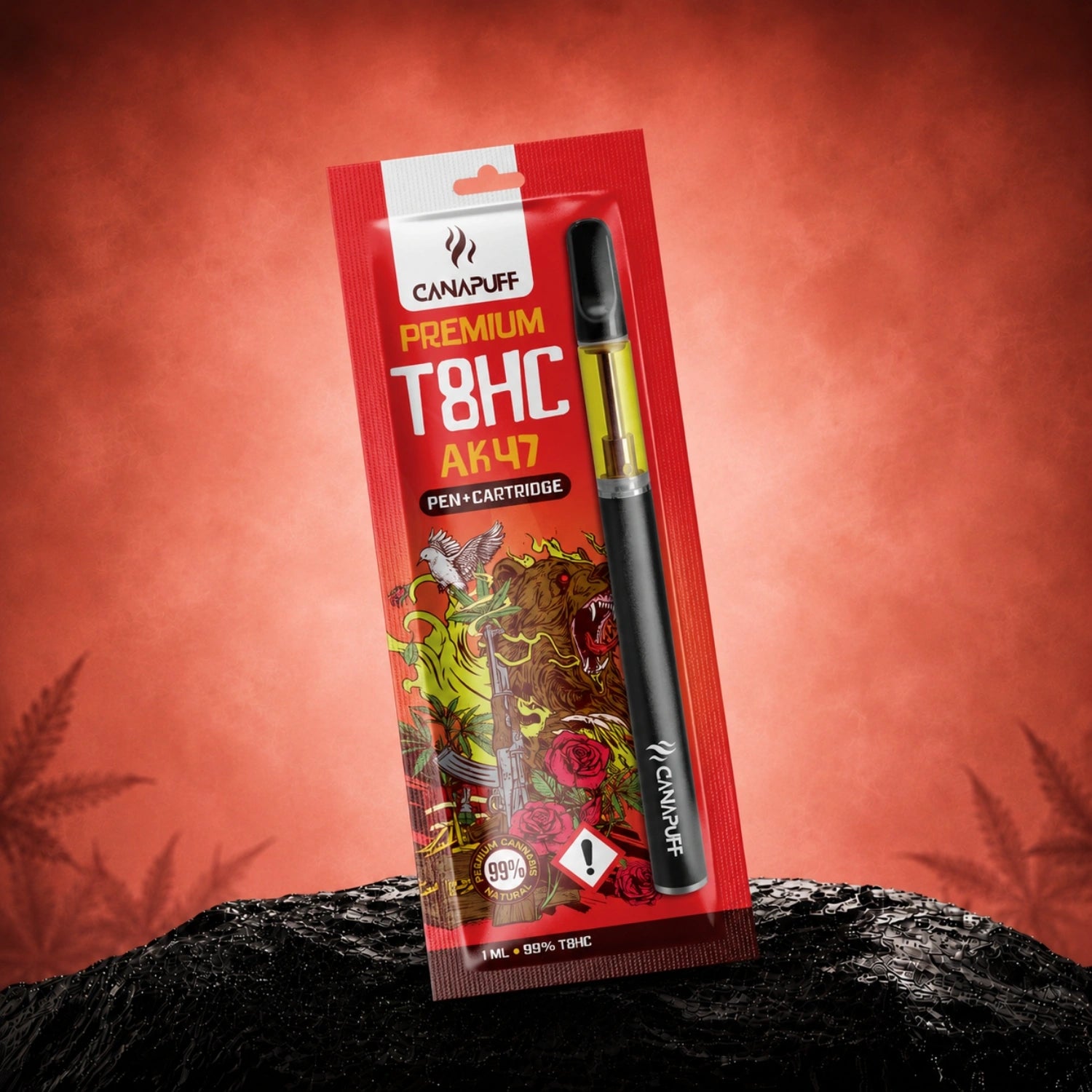 T8HC Pen+Cartridge AK47 99%