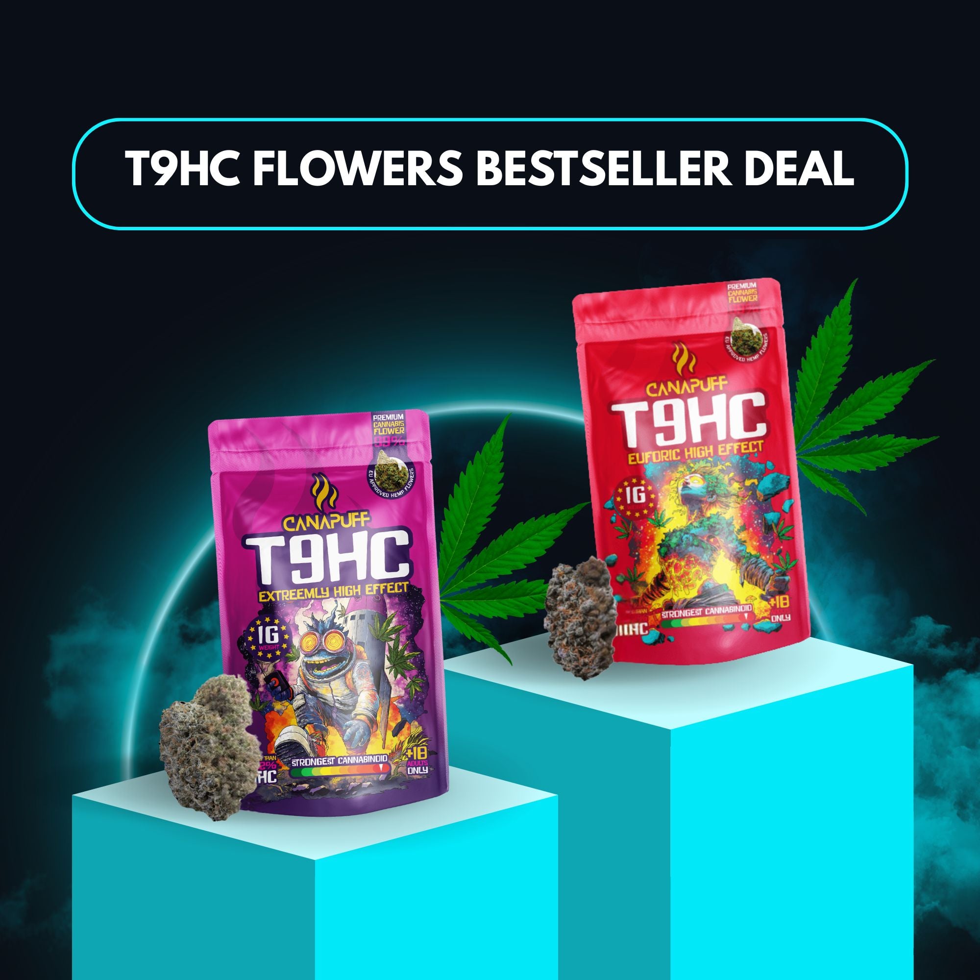 T9HC Blüten bestseller Angebot (2x1g)
