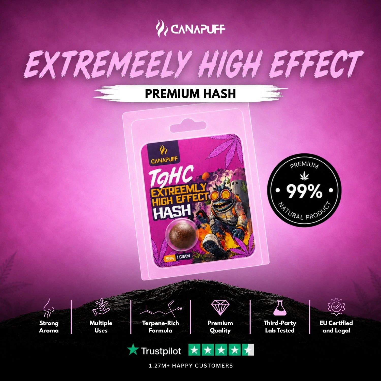 TⳊHC Hash Extreemly High Effect 99%