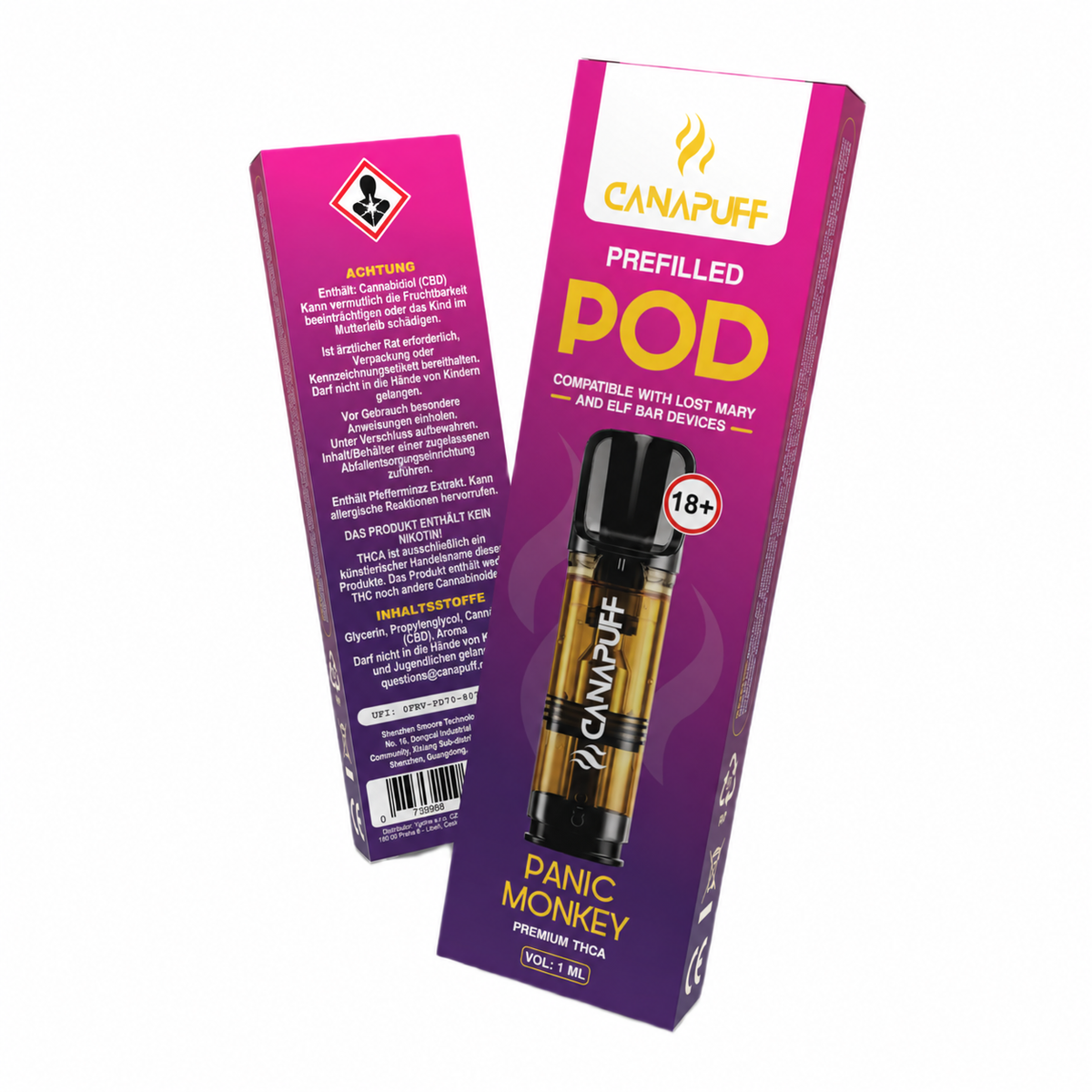 THCA POD Panic Monkey 1 ml