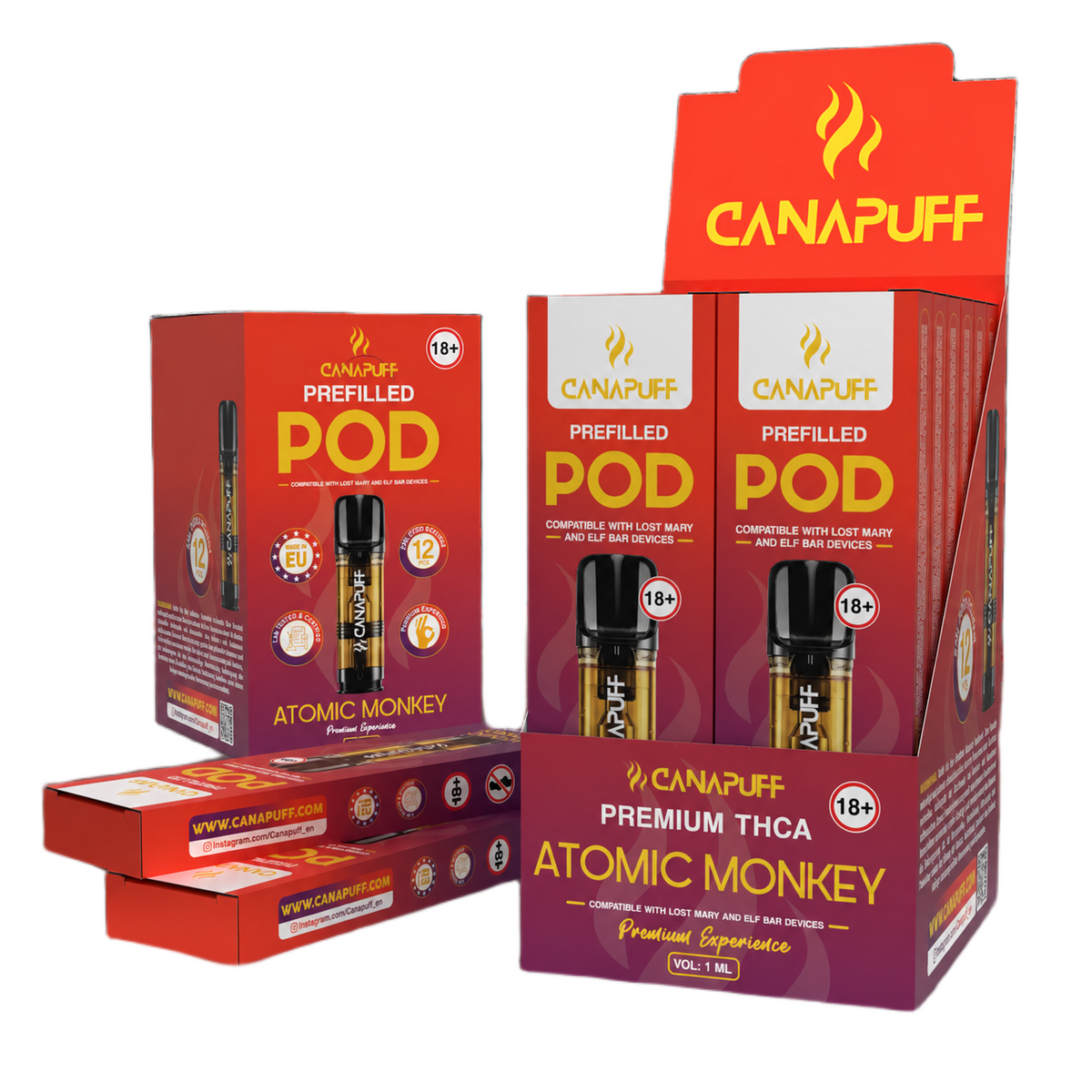 THCA POD Atomic Monkey 1 ml