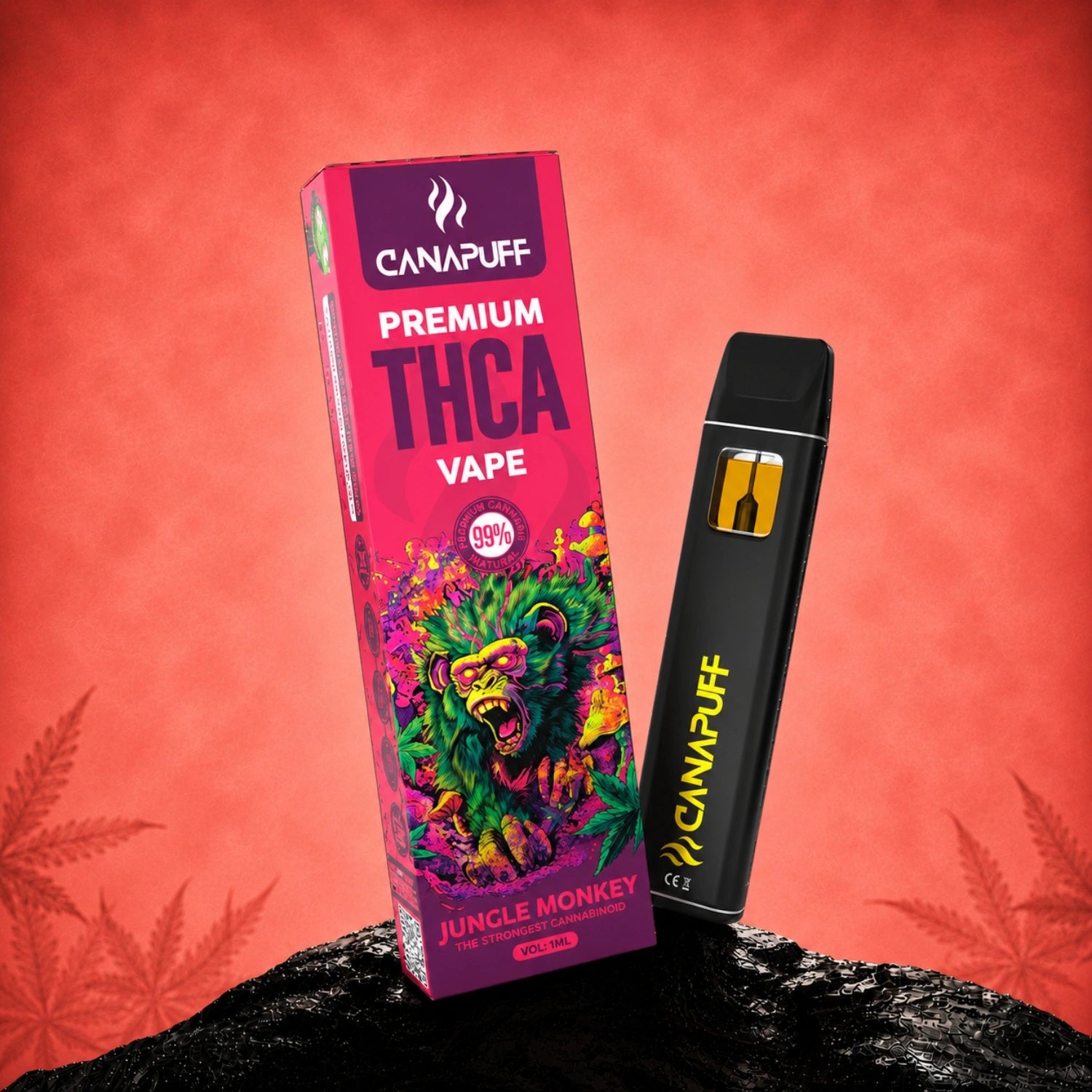 THCA Vape Jungle Monkey 99 % 1 ml