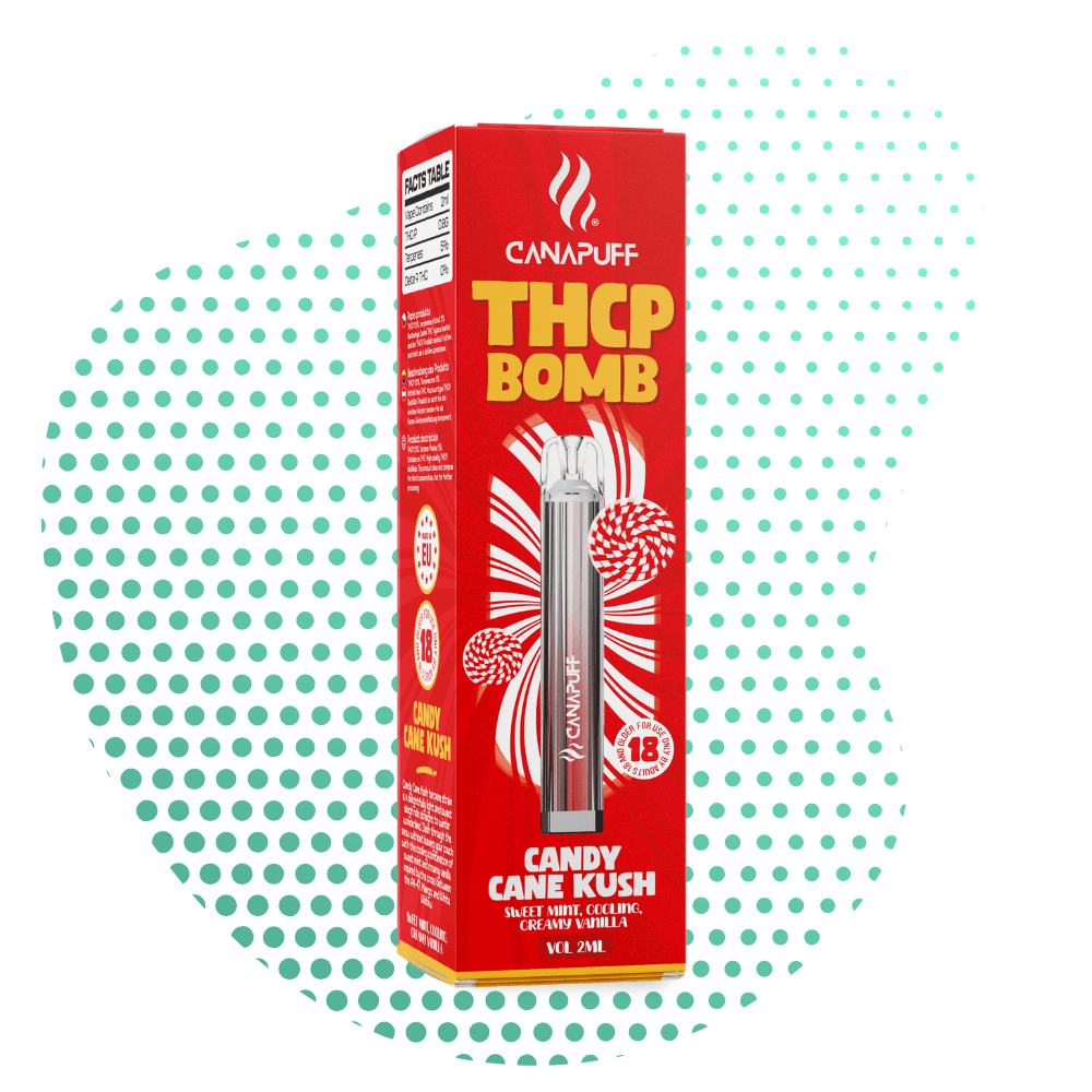 thcp bomb Candy Cane Kush Einweg 2ml