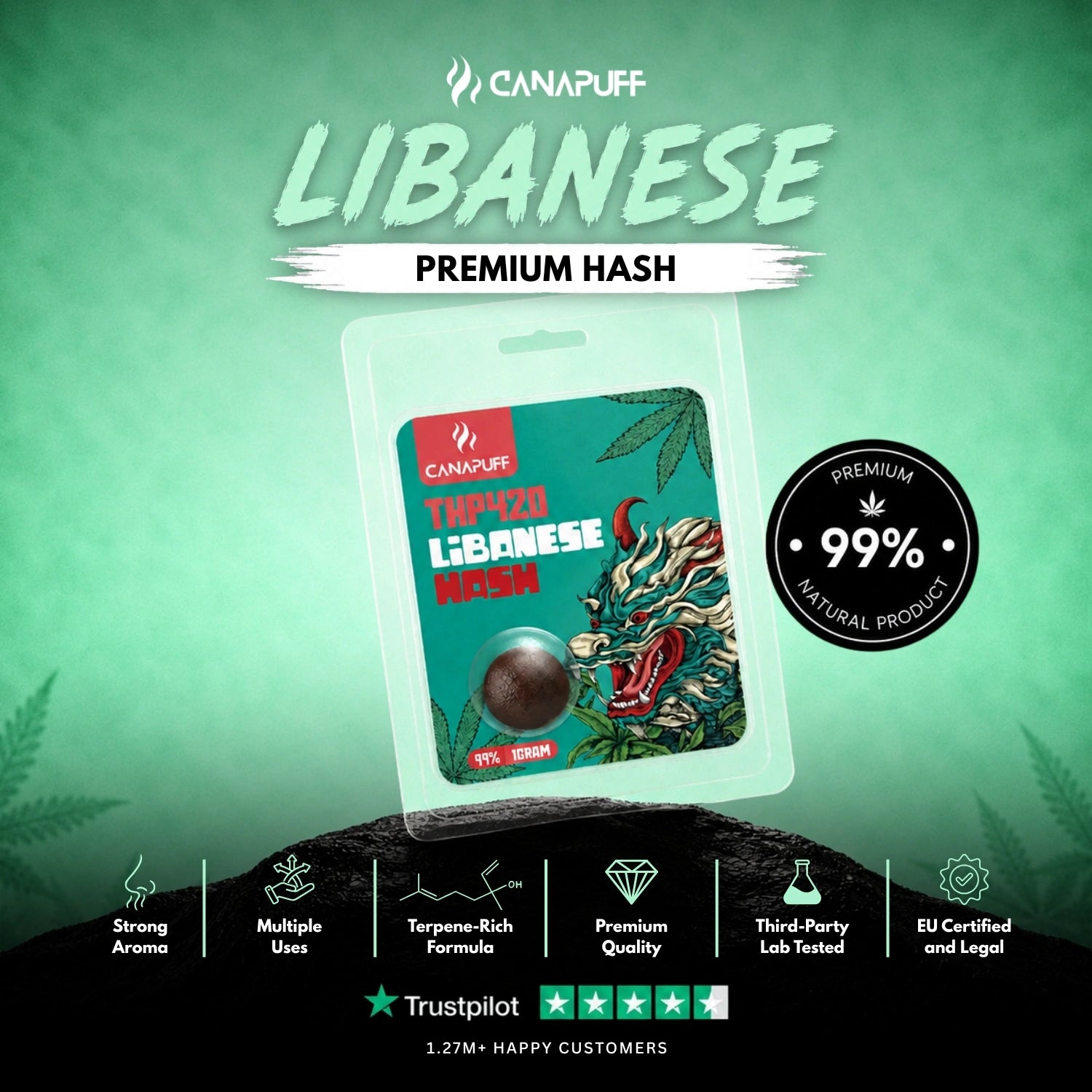 THP420 Hash Libanese 99%