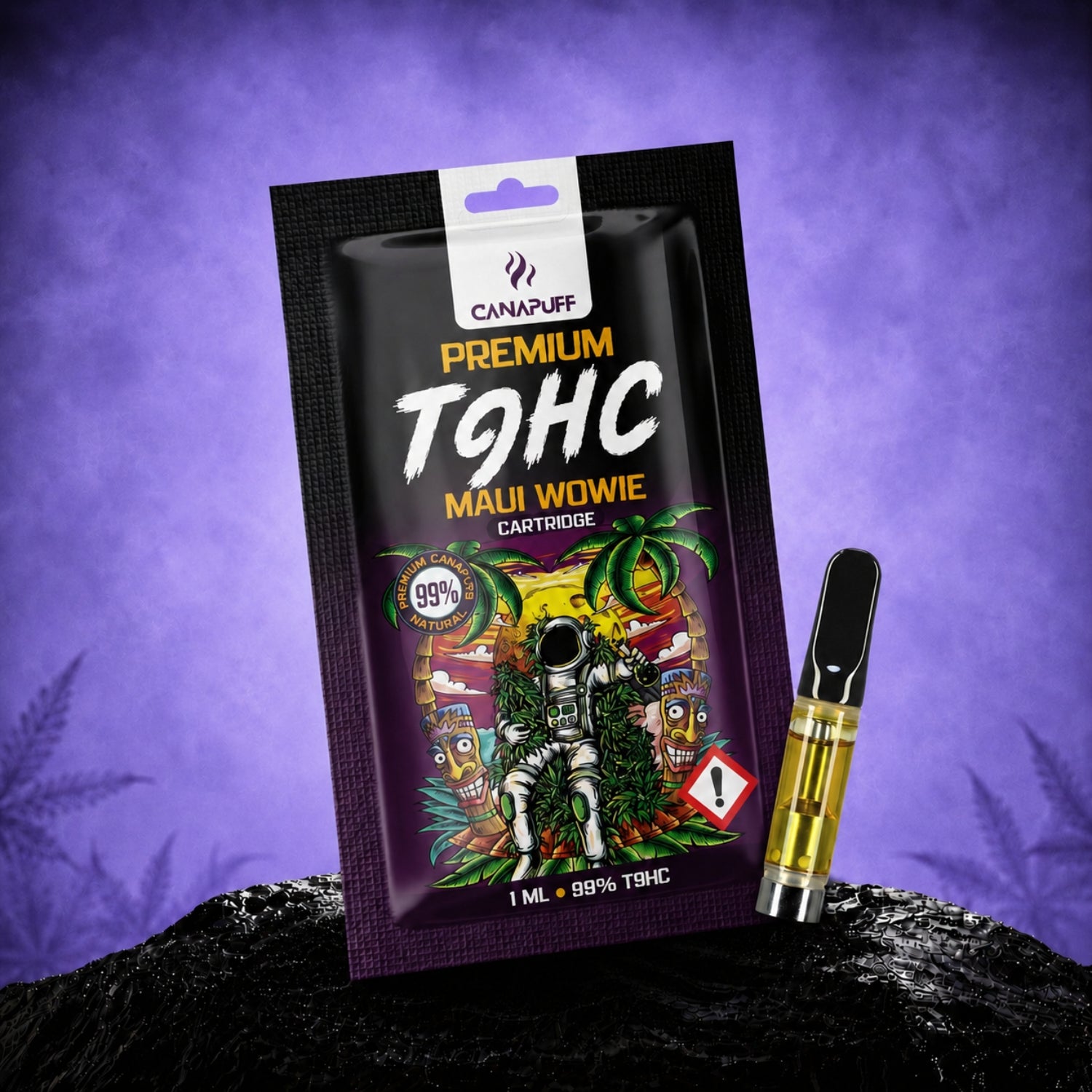 Canapuff TⳊHC Maui Wowie cartridge, 1 ml, 99%