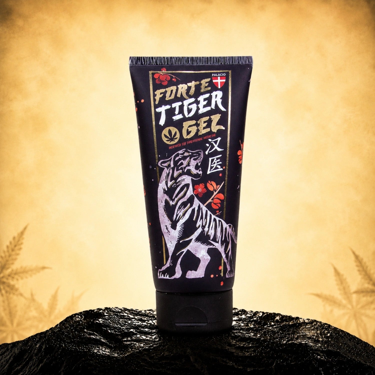 Palacio Tiger Massage Gel Forte mit Cannabis, 175ml